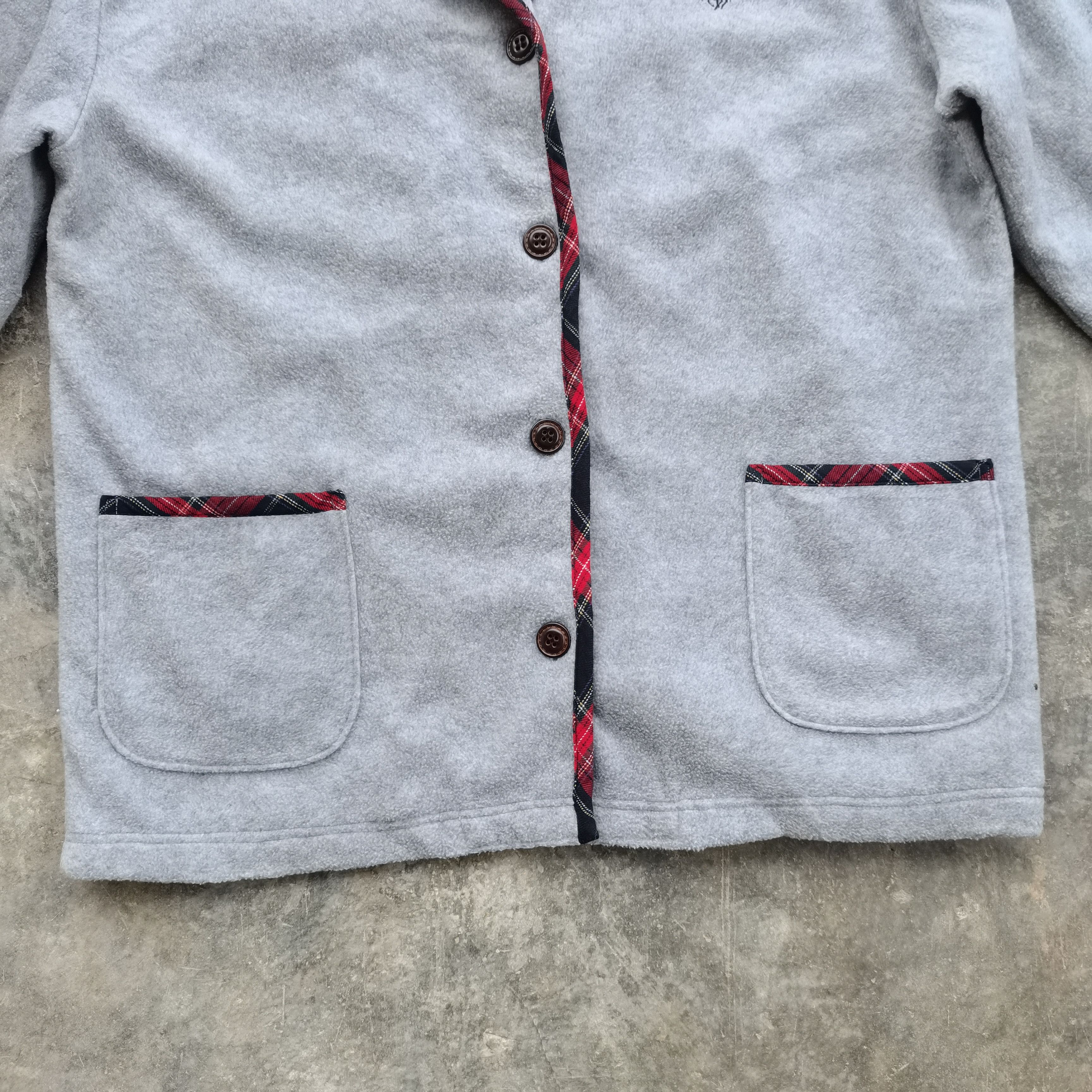 Japanese Brand POLO Deep Pile Fleece Button Up Cardigan Size US L / EU 52-54 / 3 - 3 Thumbnail