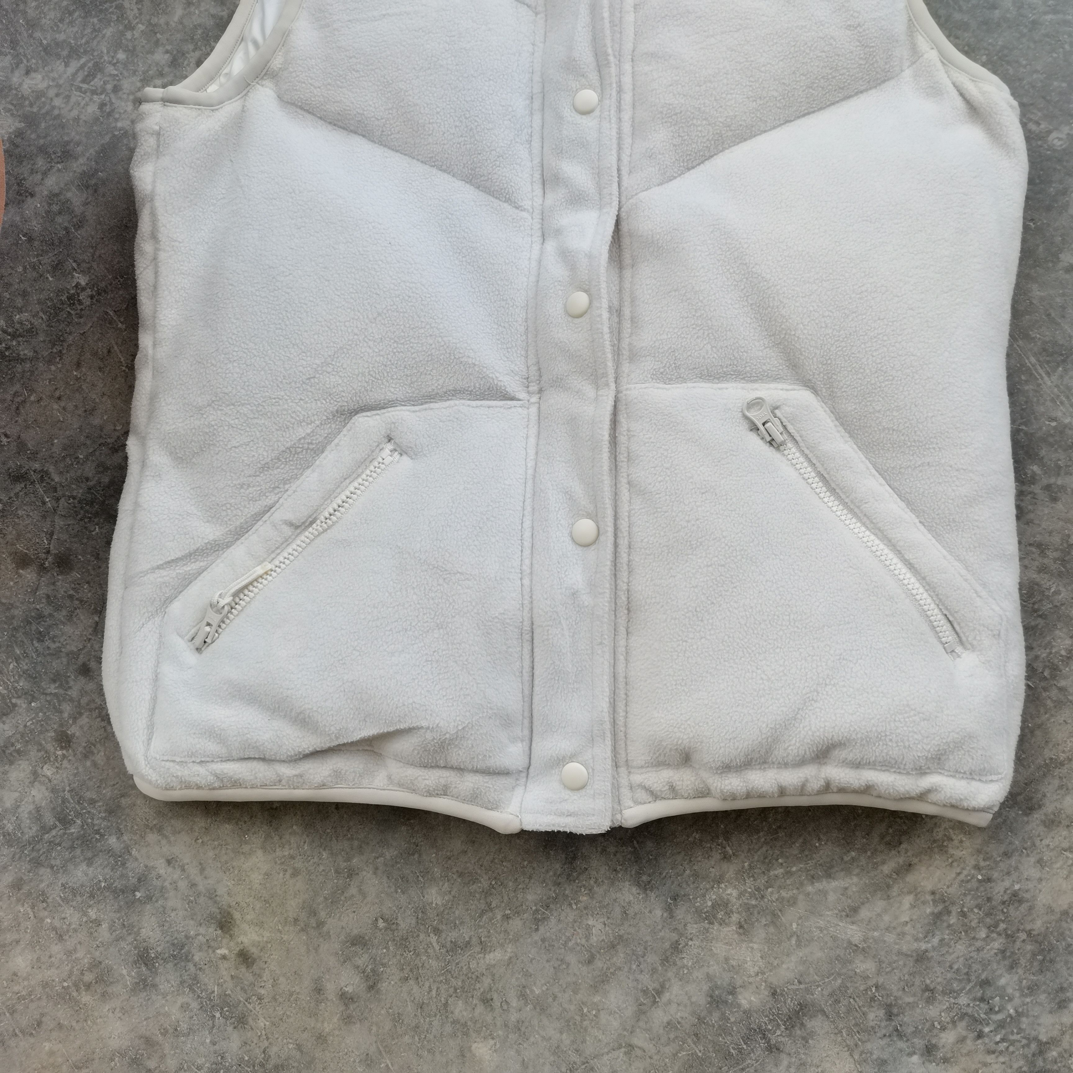 Uniqlo × Vintage UNIQLO Puffer Fleece Vest Size US L / EU 52-54 / 3 - 3 Thumbnail