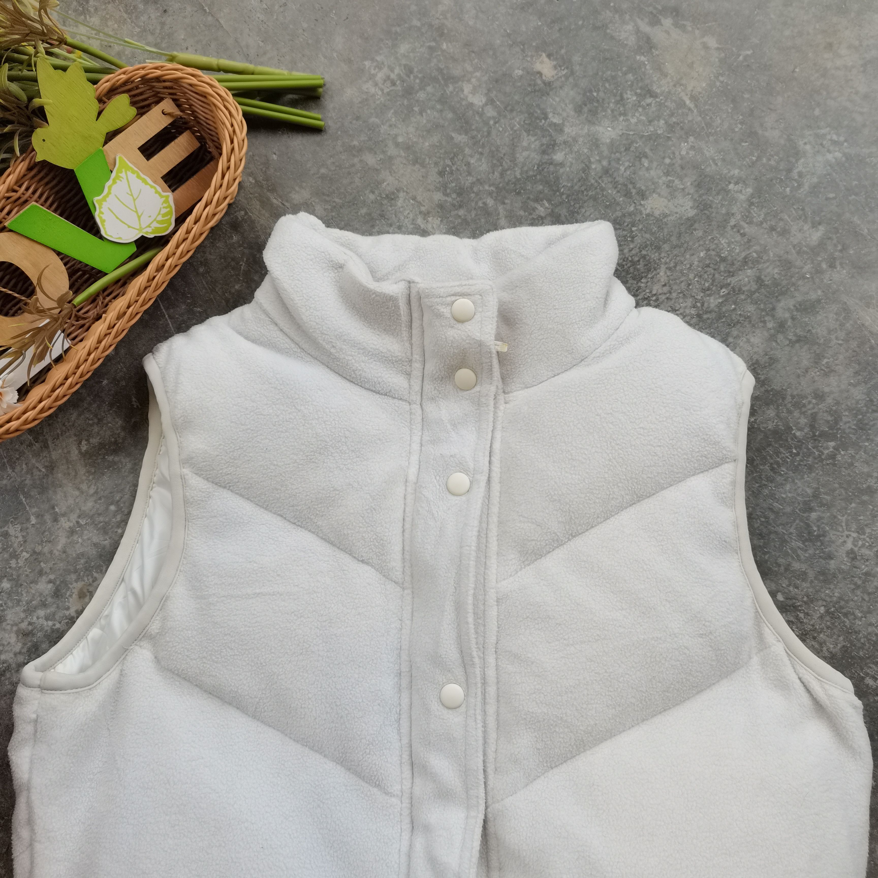 Uniqlo × Vintage UNIQLO Puffer Fleece Vest Size US L / EU 52-54 / 3 - 4 Thumbnail