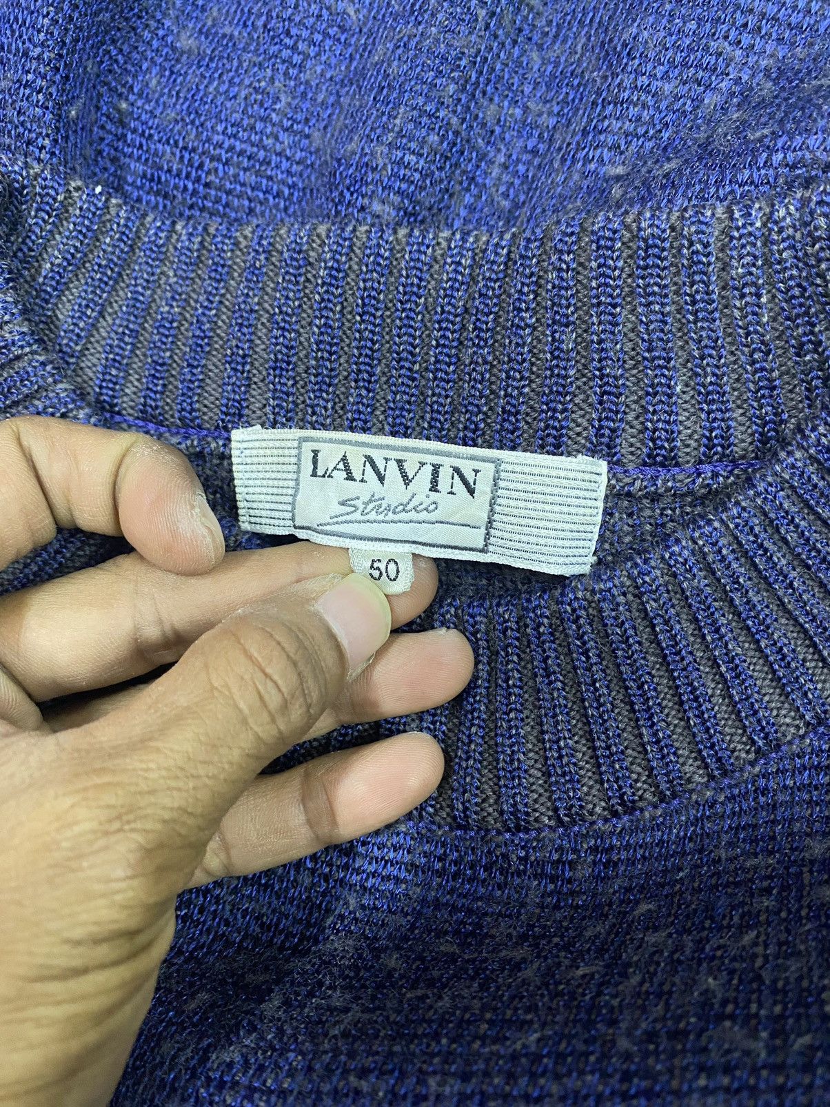 Lanvin Vintage Lanvin Arcylic Hair Pull Over Sweater Knit Size US M / EU 48-50 / 2 - 12 Thumbnail