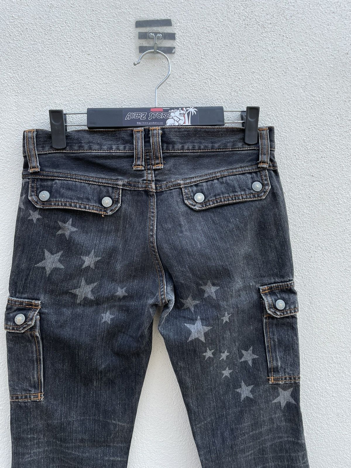 Hysteric Glamour Hysteric Glamour Cargo Pocket Flare Jeans Made In Japan Size US 29 - 15 Thumbnail
