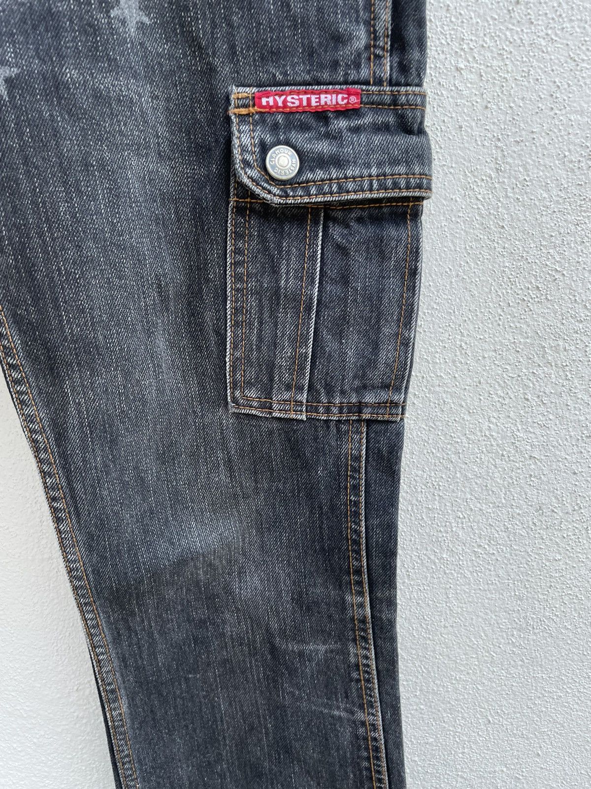 Hysteric Glamour Hysteric Glamour Cargo Pocket Flare Jeans Made In Japan Size US 29 - 4 Thumbnail