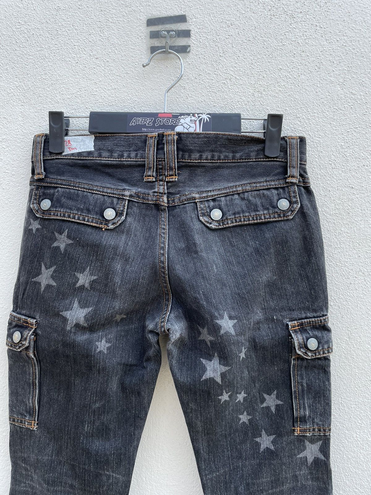 Hysteric Glamour Hysteric Glamour Cargo Pocket Flare Jeans Made In Japan Size US 29 - 10 Thumbnail