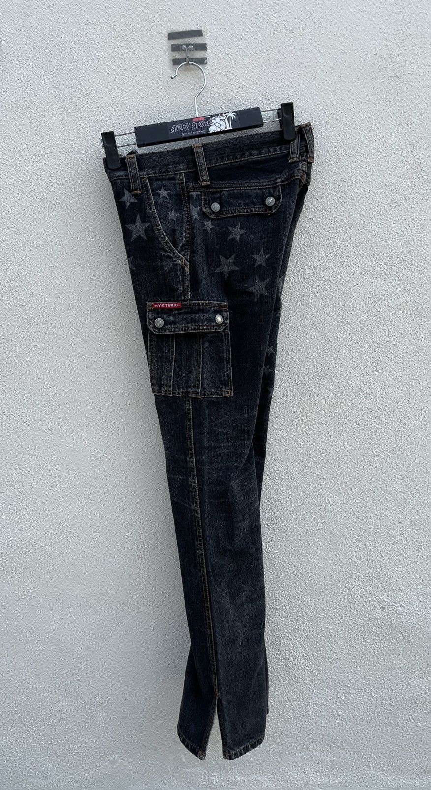 Hysteric Glamour Hysteric Glamour Cargo Pocket Flare Jeans Made In Japan Size US 29 - 19 Thumbnail