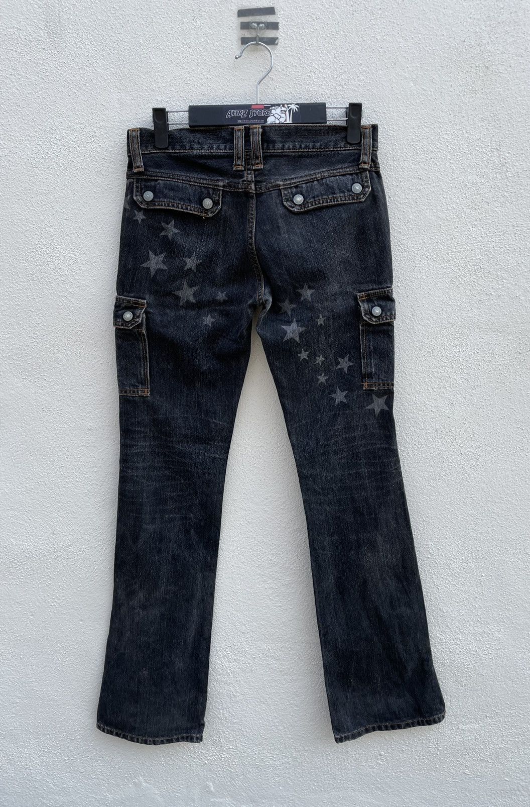 Hysteric Glamour Hysteric Glamour Cargo Pocket Flare Jeans Made In Japan Size US 29 - 14 Thumbnail