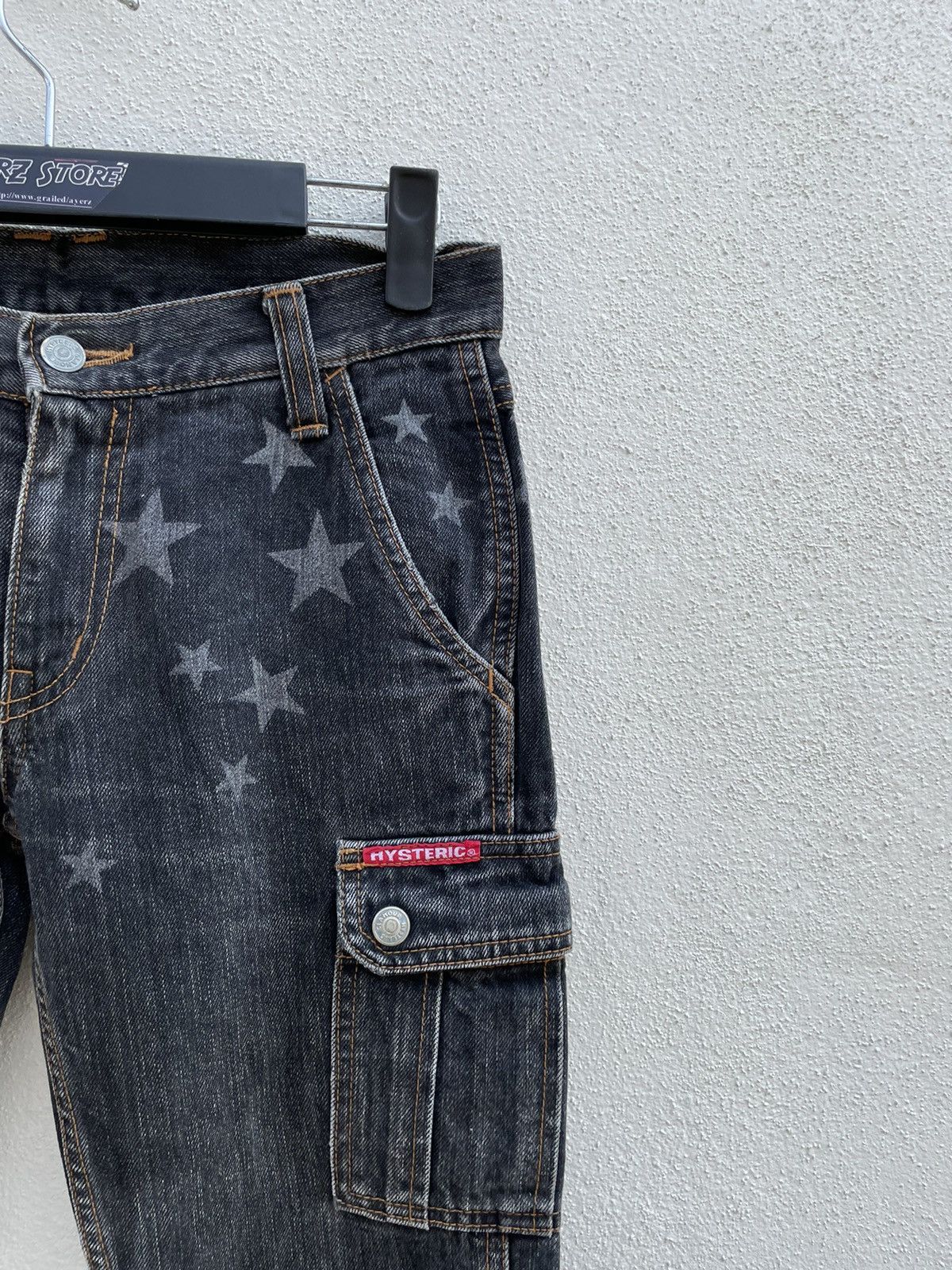 Hysteric Glamour Hysteric Glamour Cargo Pocket Flare Jeans Made In Japan Size US 29 - 3 Thumbnail