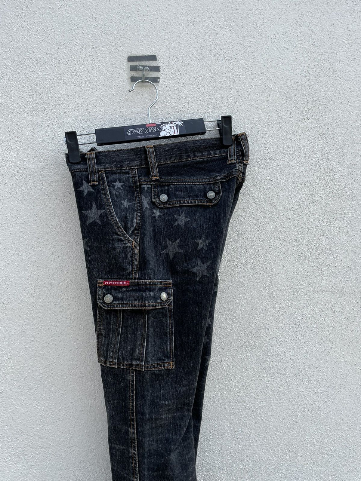 Hysteric Glamour Hysteric Glamour Cargo Pocket Flare Jeans Made In Japan Size US 29 - 20 Thumbnail