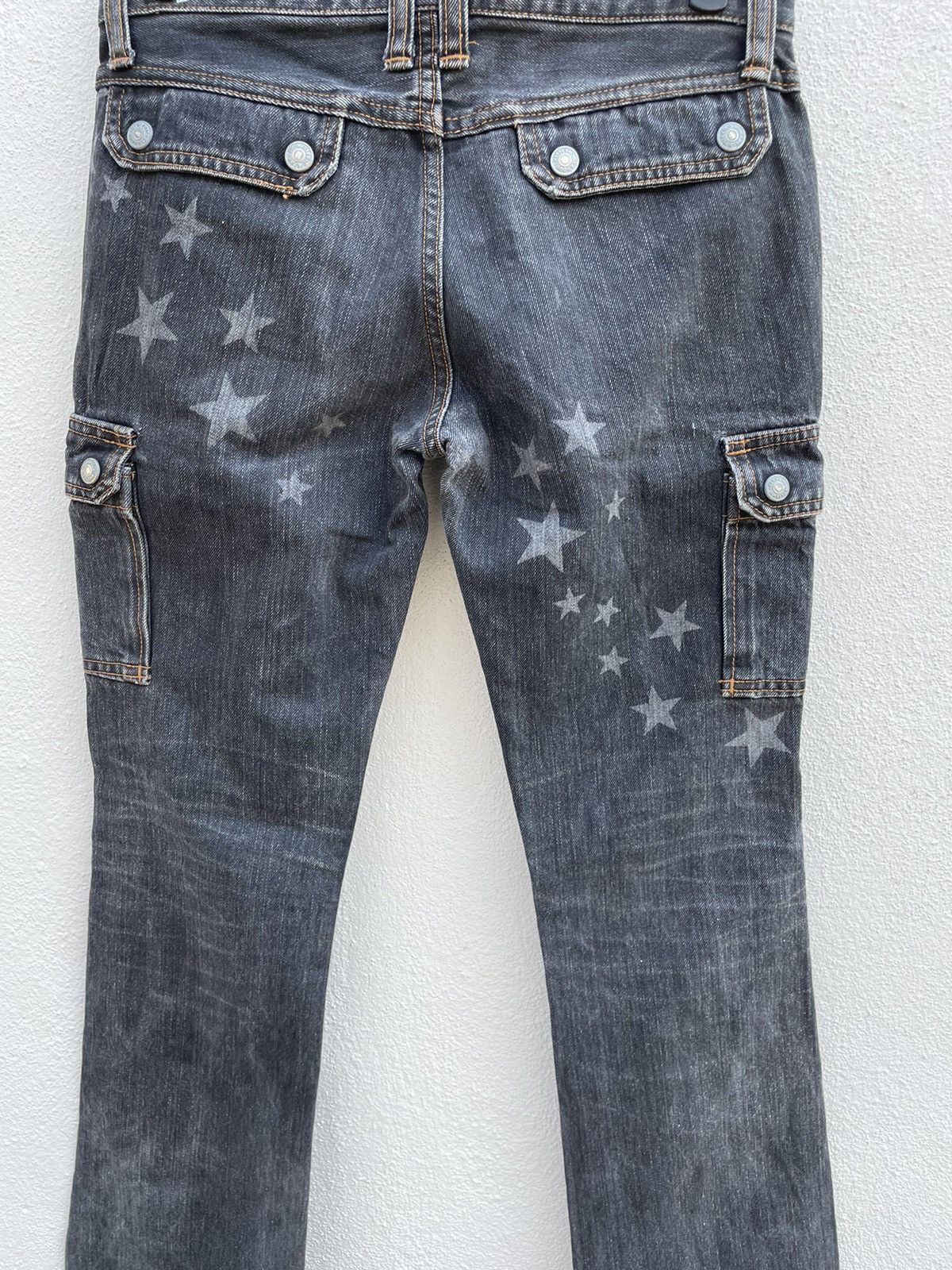 Hysteric Glamour Hysteric Glamour Cargo Pocket Flare Jeans Made In Japan Size US 29 - 11 Thumbnail