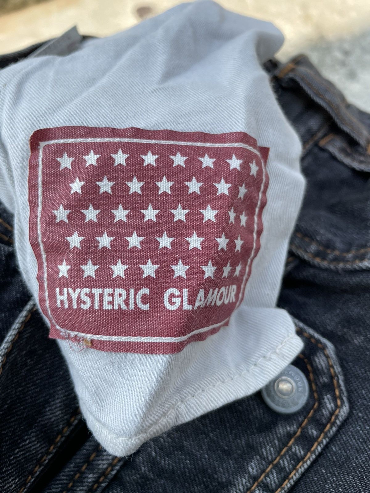 Hysteric Glamour Hysteric Glamour Cargo Pocket Flare Jeans Made In Japan Size US 29 - 21 Thumbnail