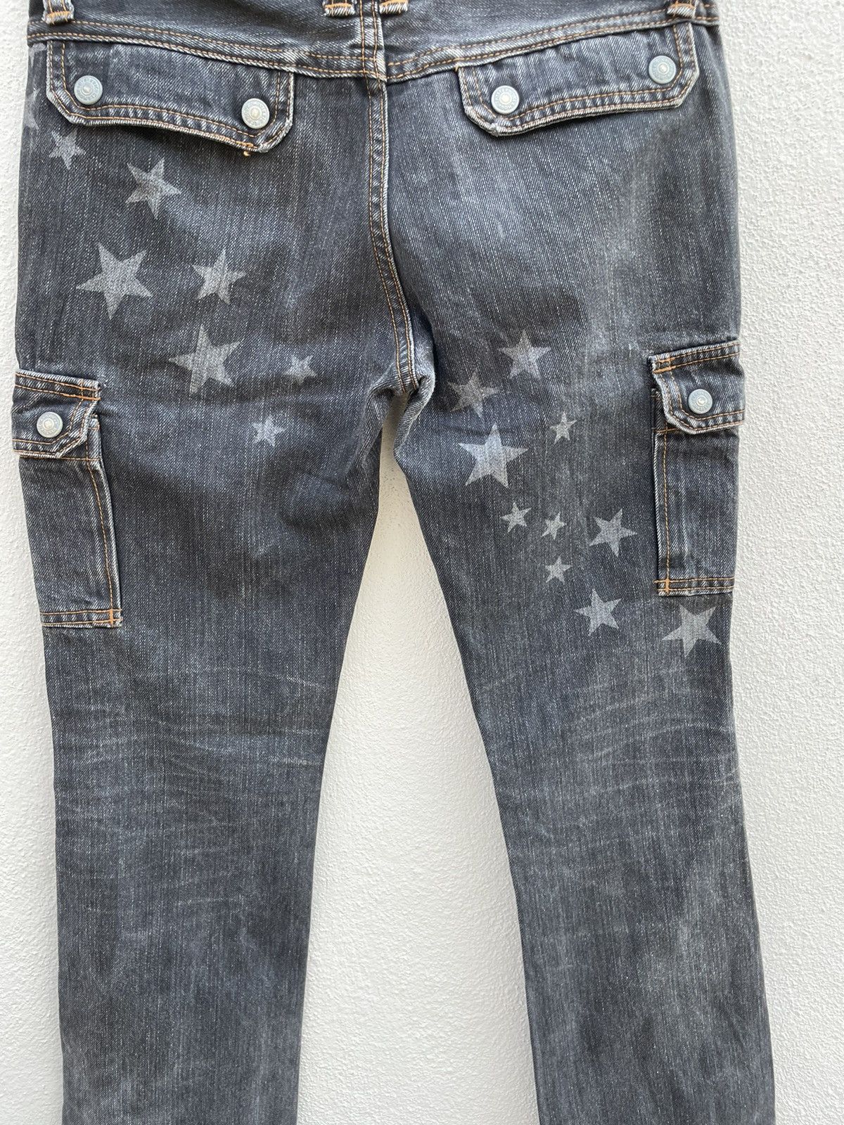 Hysteric Glamour Hysteric Glamour Cargo Pocket Flare Jeans Made In Japan Size US 29 - 16 Thumbnail