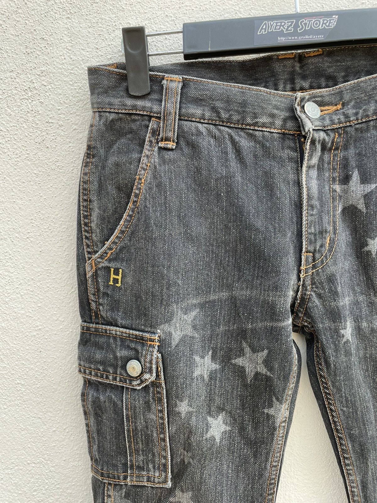 Hysteric Glamour Hysteric Glamour Cargo Pocket Flare Jeans Made In Japan Size US 29 - 6 Thumbnail