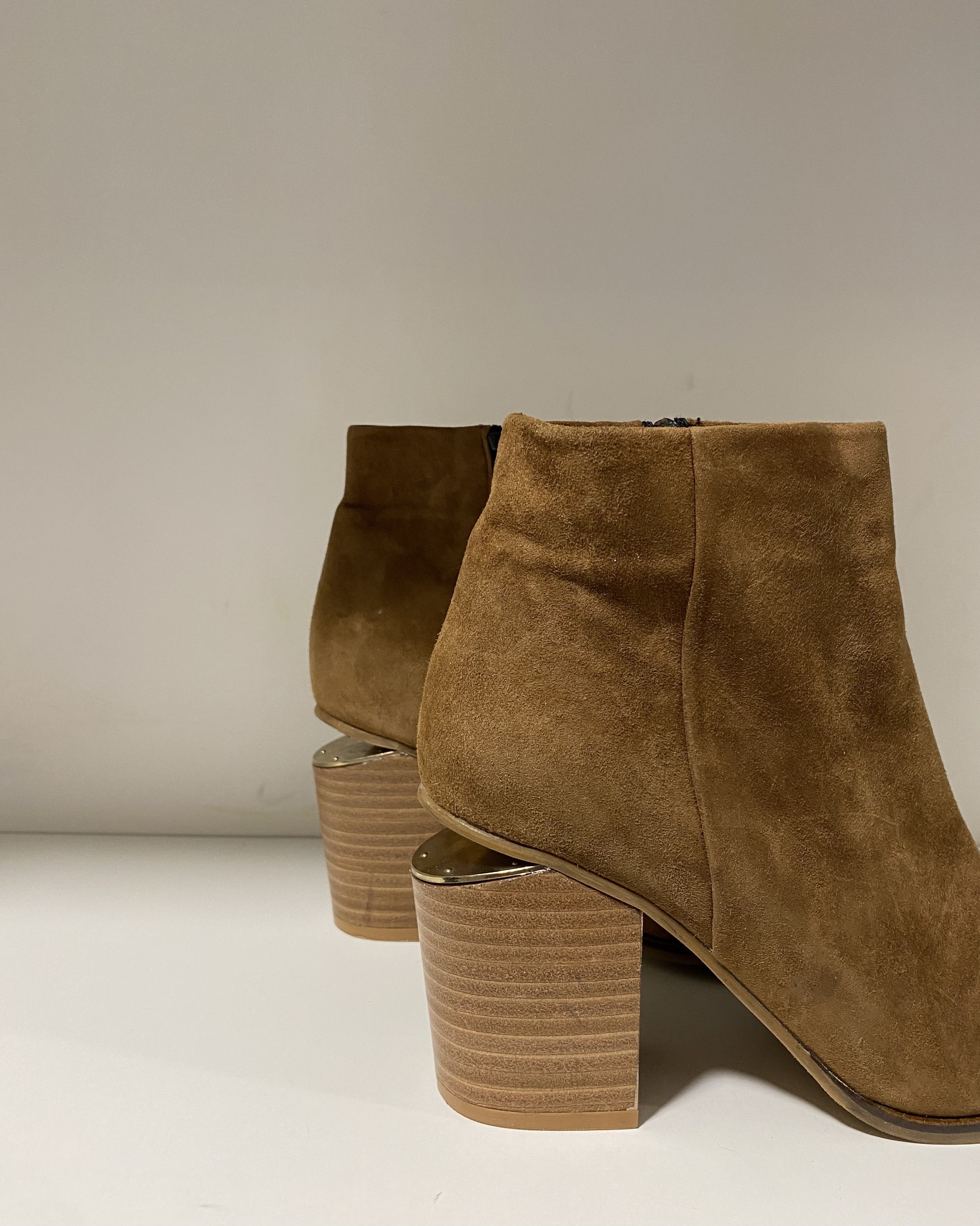 Alexander Wang Alexander Wang suede ankle kori cut out heel boots Size US 10 / IT 40 - 4 Thumbnail