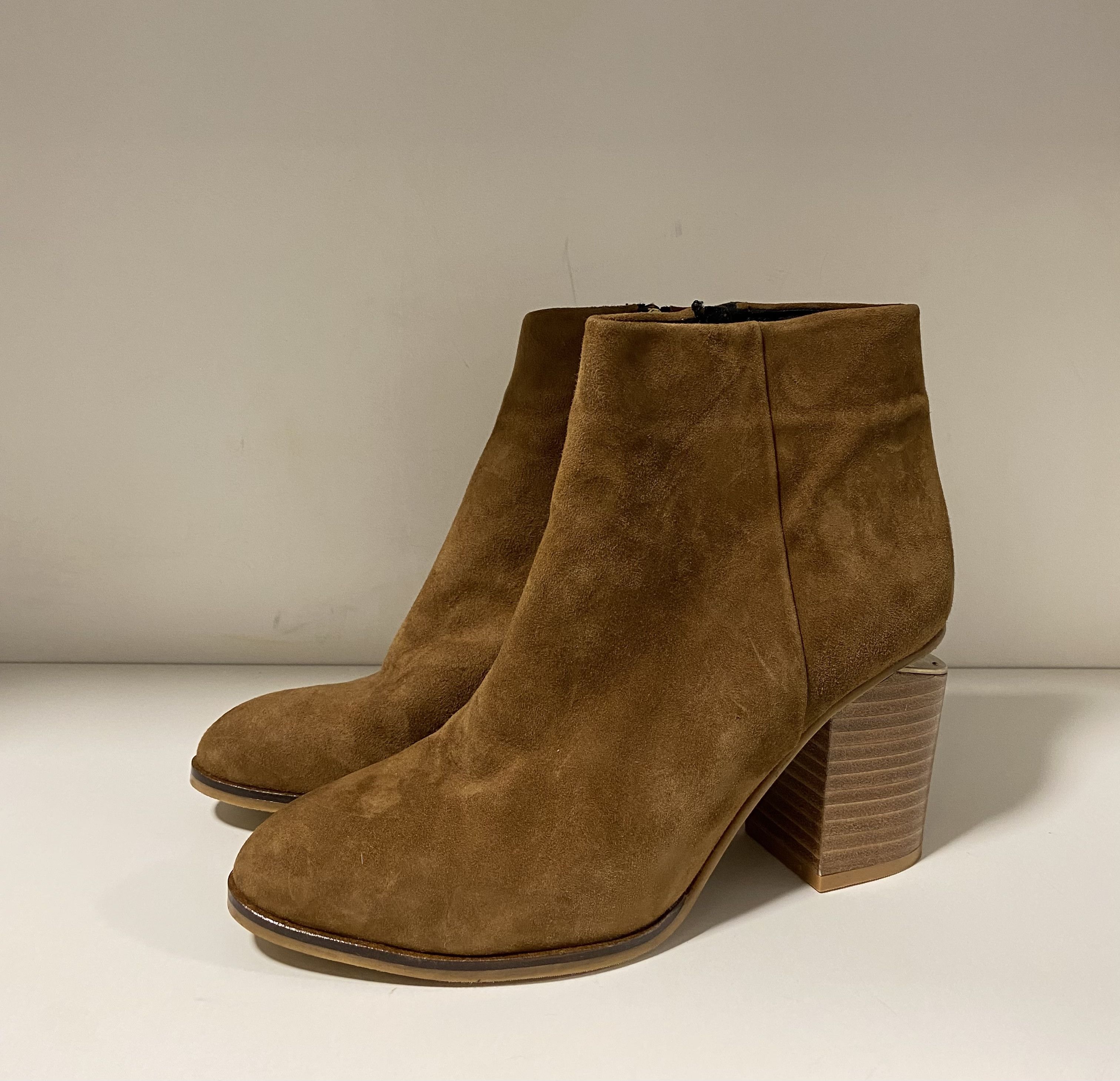 Alexander Wang Alexander Wang suede ankle kori cut out heel boots Size US 10 / IT 40 - 1 Thumbnail