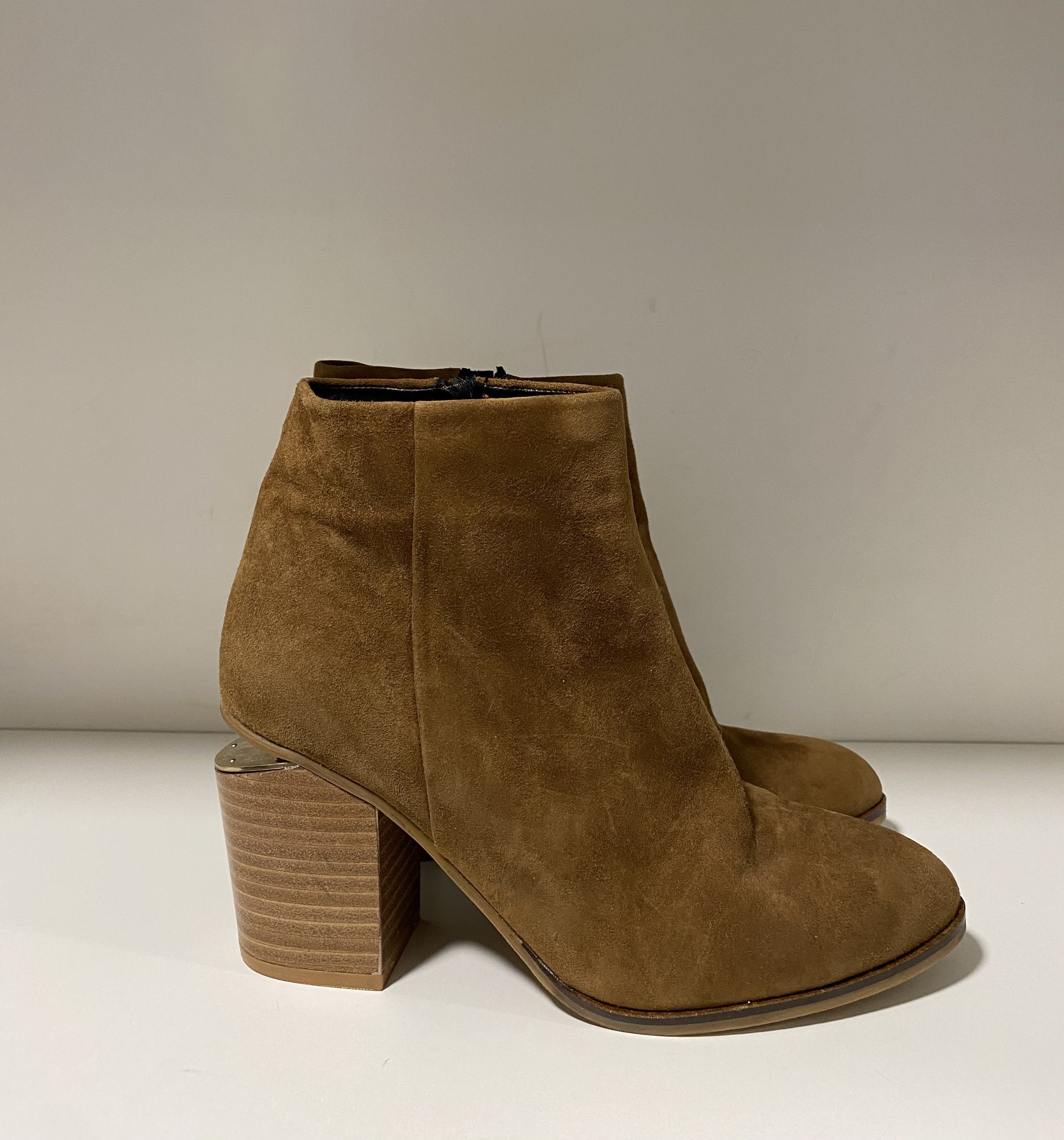 Alexander Wang Alexander Wang suede ankle kori cut out heel boots Size US 10 / IT 40 - 2 Thumbnail