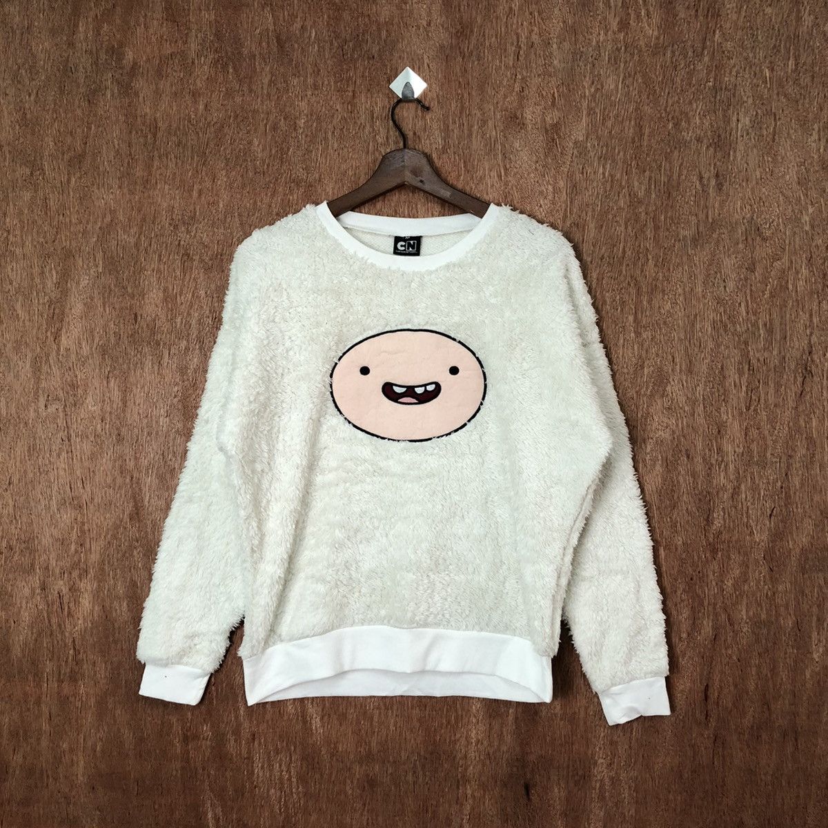Cartoon Network fleece Shaggy Fur Mohair Sweatshirt #6457