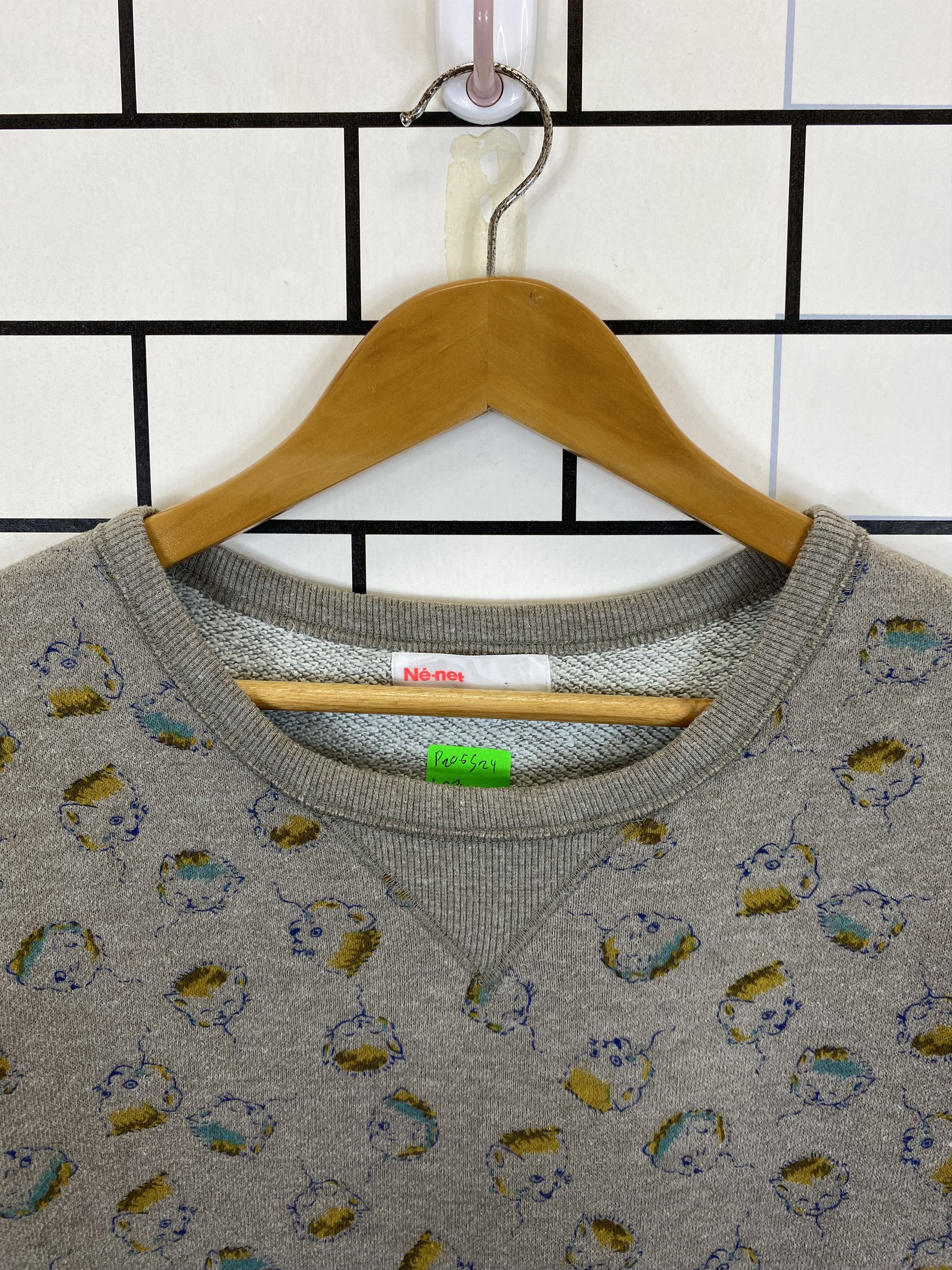 Ne-Net Ne-Net by Issey Miyake Cat Printed Sweatshirt Size M / US 6-8 / IT 42-44 - 2 Thumbnail