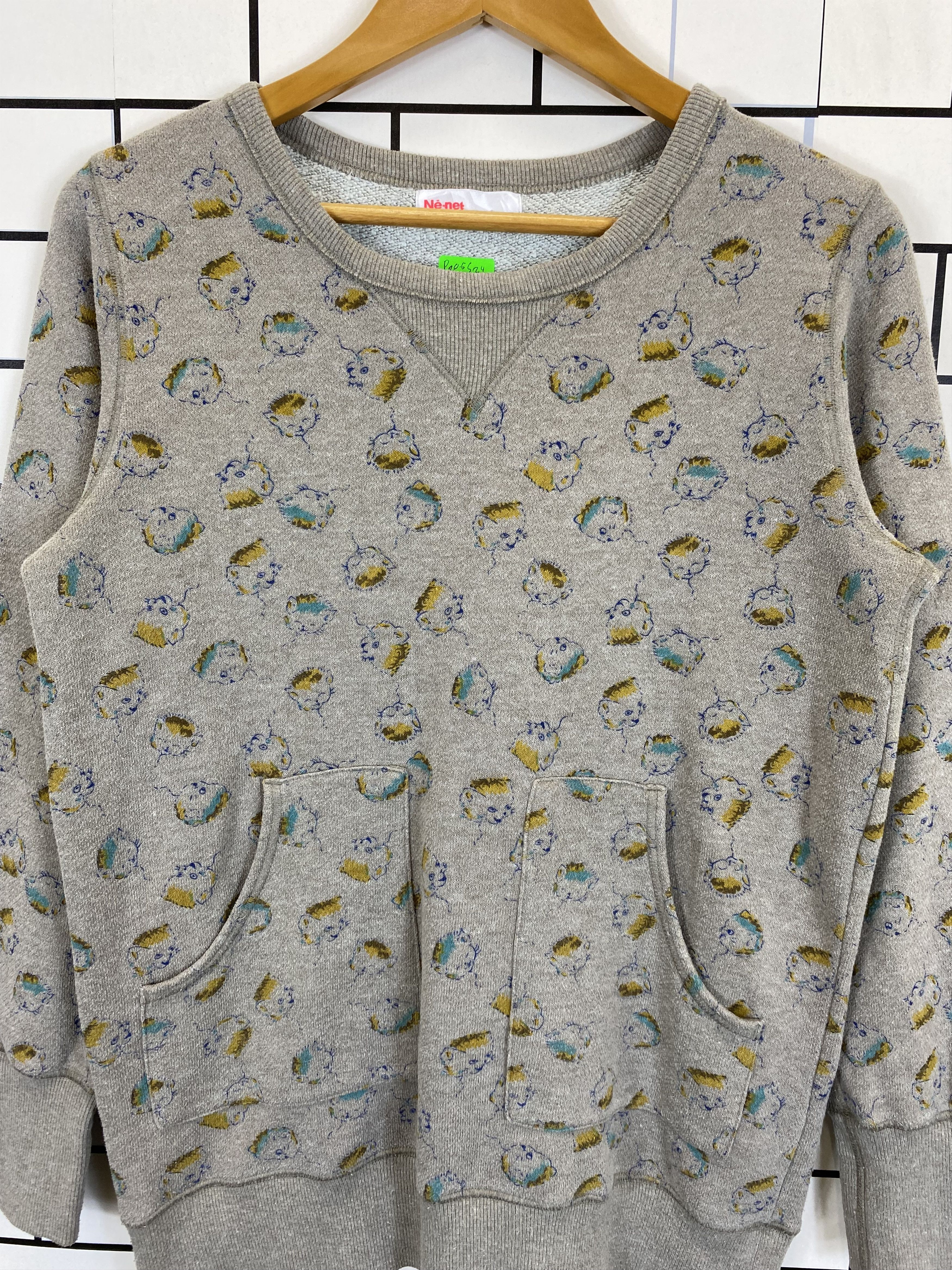 Ne-Net Ne-Net by Issey Miyake Cat Printed Sweatshirt Size M / US 6-8 / IT 42-44 - 3 Thumbnail