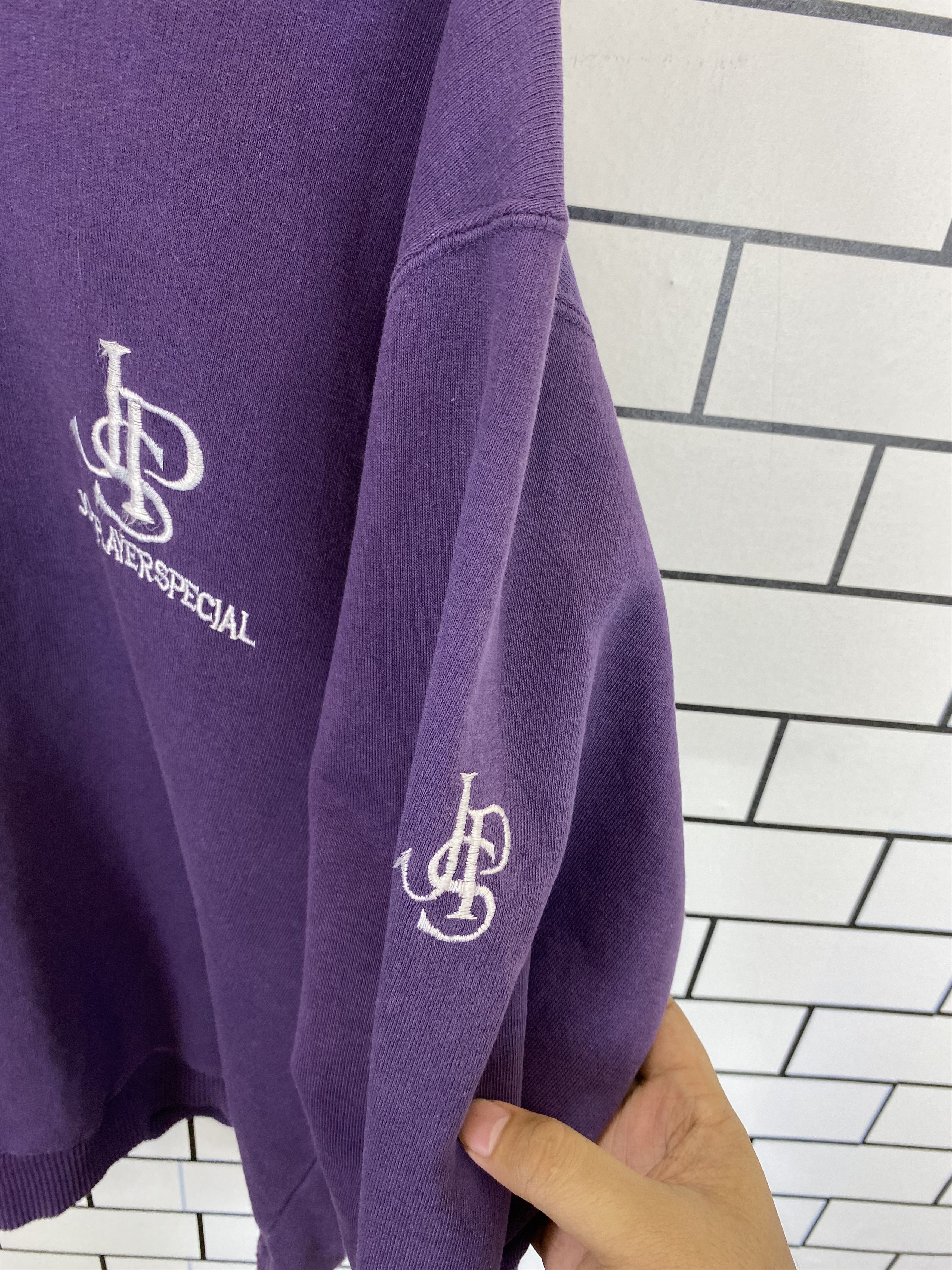 Vintage Vintage 90's John Player Special Sweatshirt Size US L / EU 52-54 / 3 - 11 Thumbnail