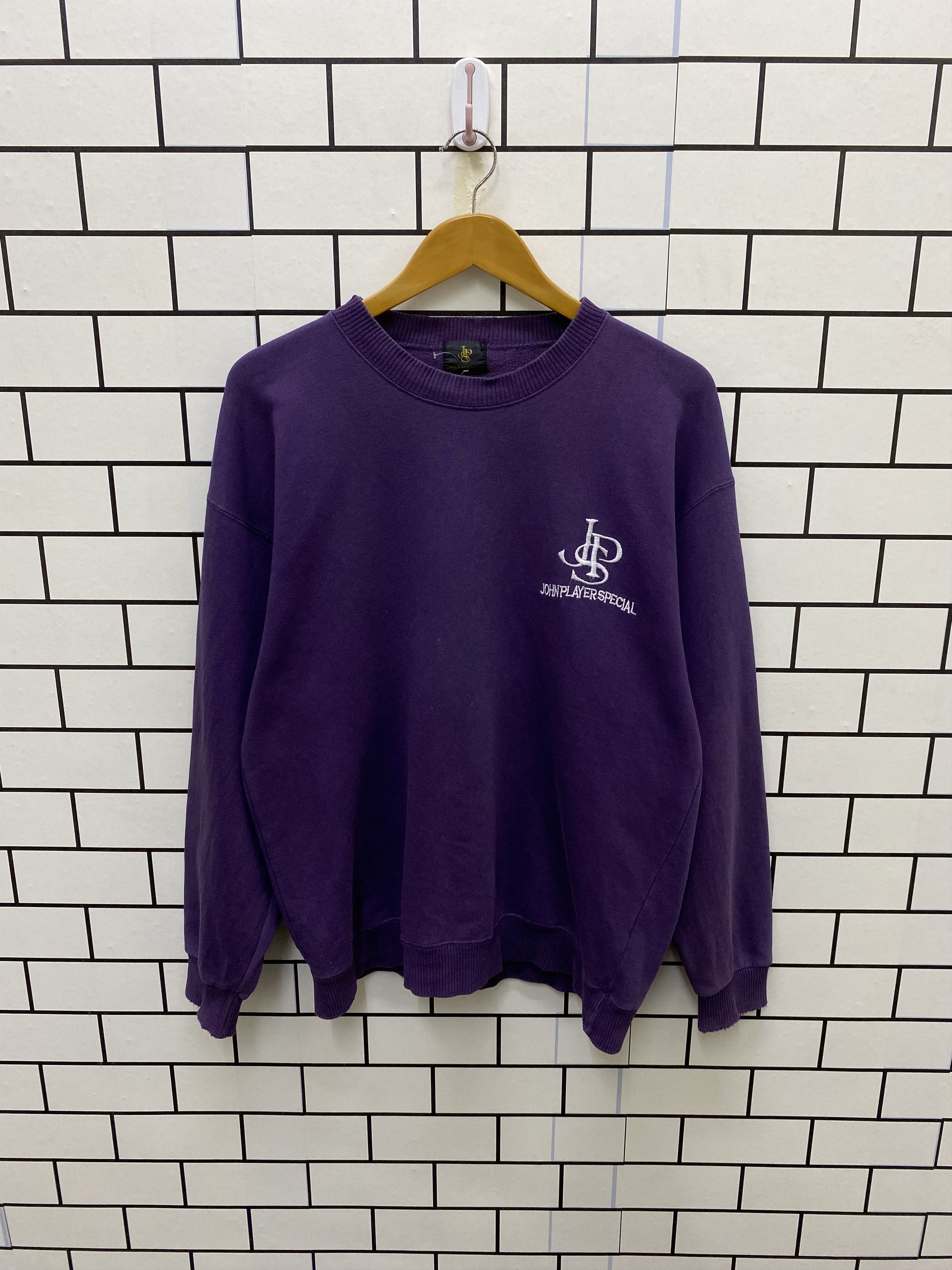 Vintage Vintage 90's John Player Special Sweatshirt Size US L / EU 52-54 / 3 - 1 Thumbnail