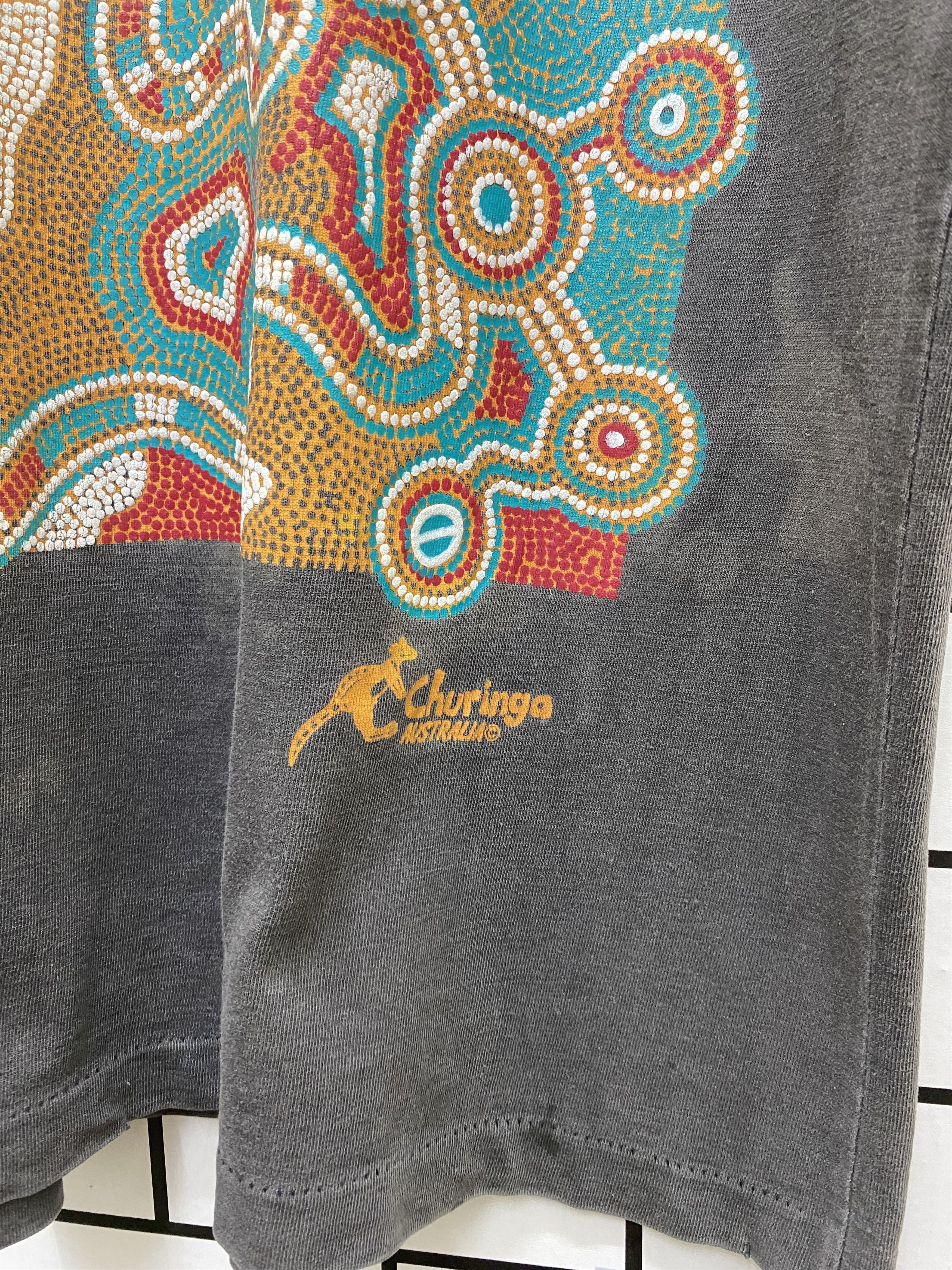 Vintage Vintage 90's Path Of The Emu Australia Art T-Shirt Size US M / EU 48-50 / 2 - 5 Thumbnail