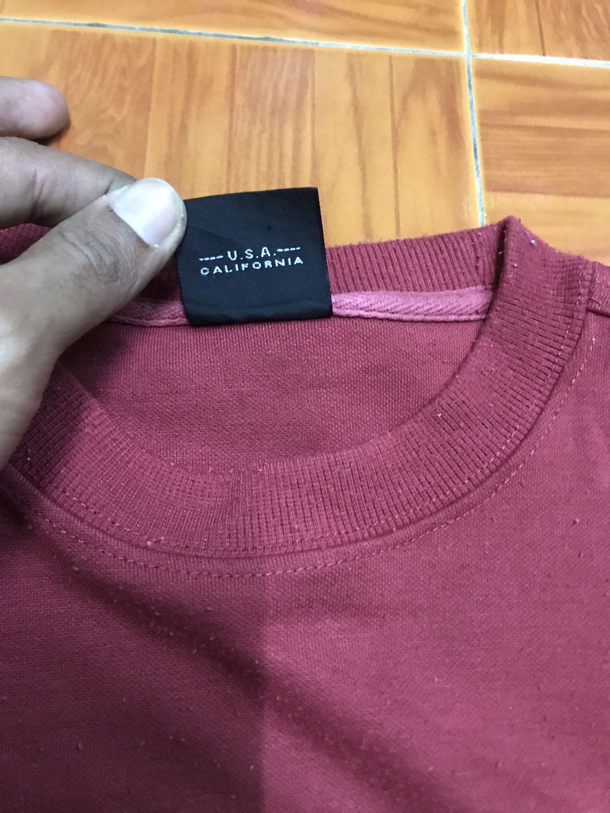 Japanese Brand Cal bear Usa Fleece Sweatshirt Big Logo very rare Size US M / EU 48-50 / 2 - 4 Thumbnail