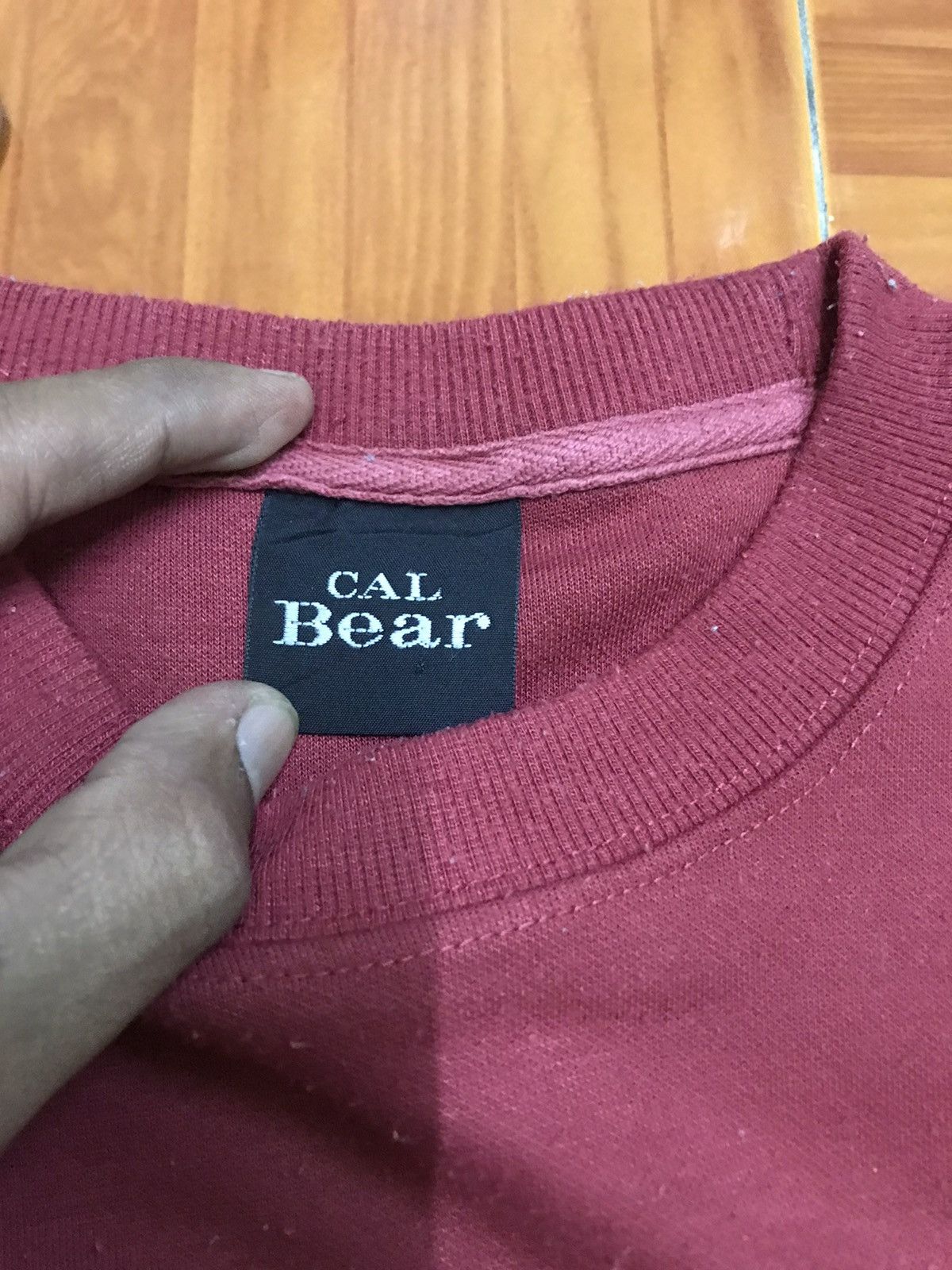 Japanese Brand Cal bear Usa Fleece Sweatshirt Big Logo very rare Size US M / EU 48-50 / 2 - 3 Thumbnail