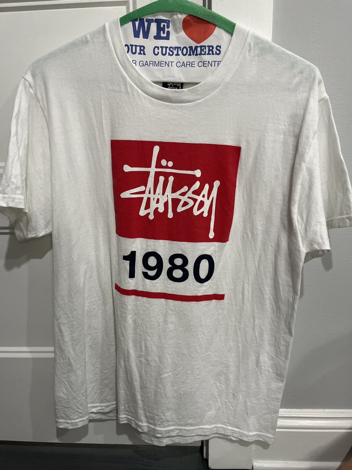 Stussy T-Shirt White Size M 1980 | eBay