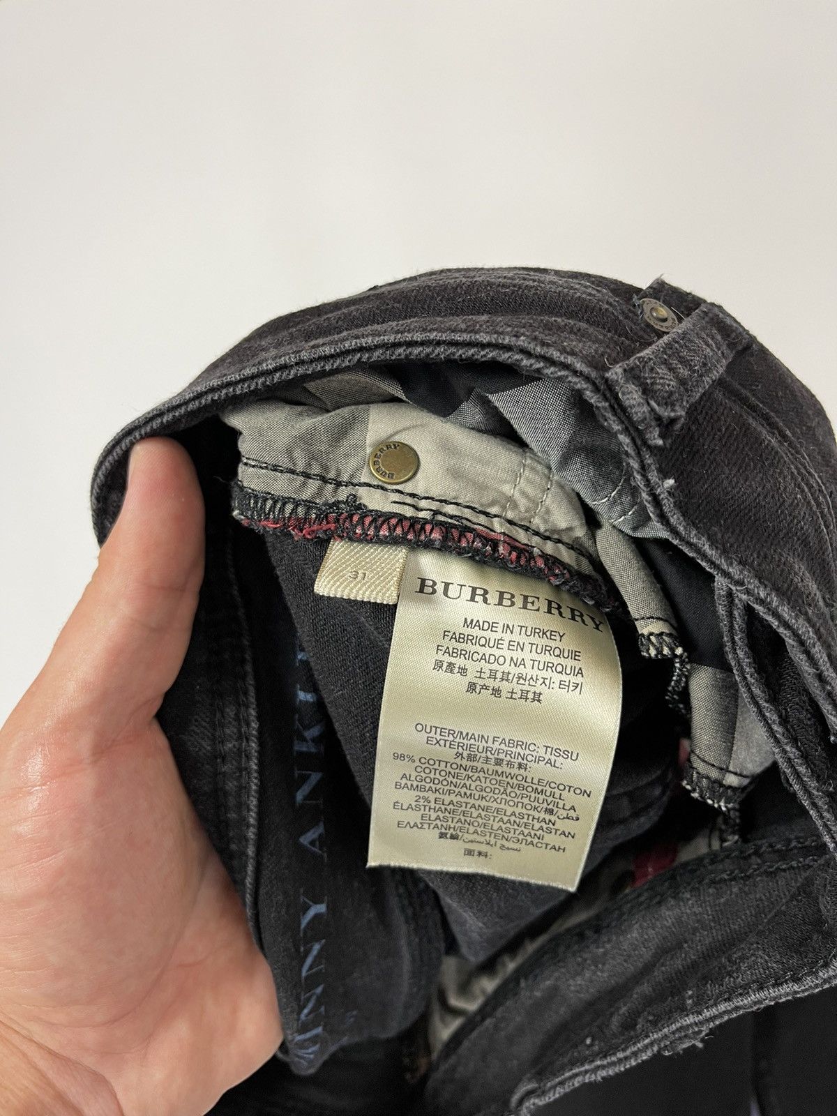 Burberry Burberry Brit Langley Skinny ankle 31w womens jeans pants Size 31" - 9 Thumbnail