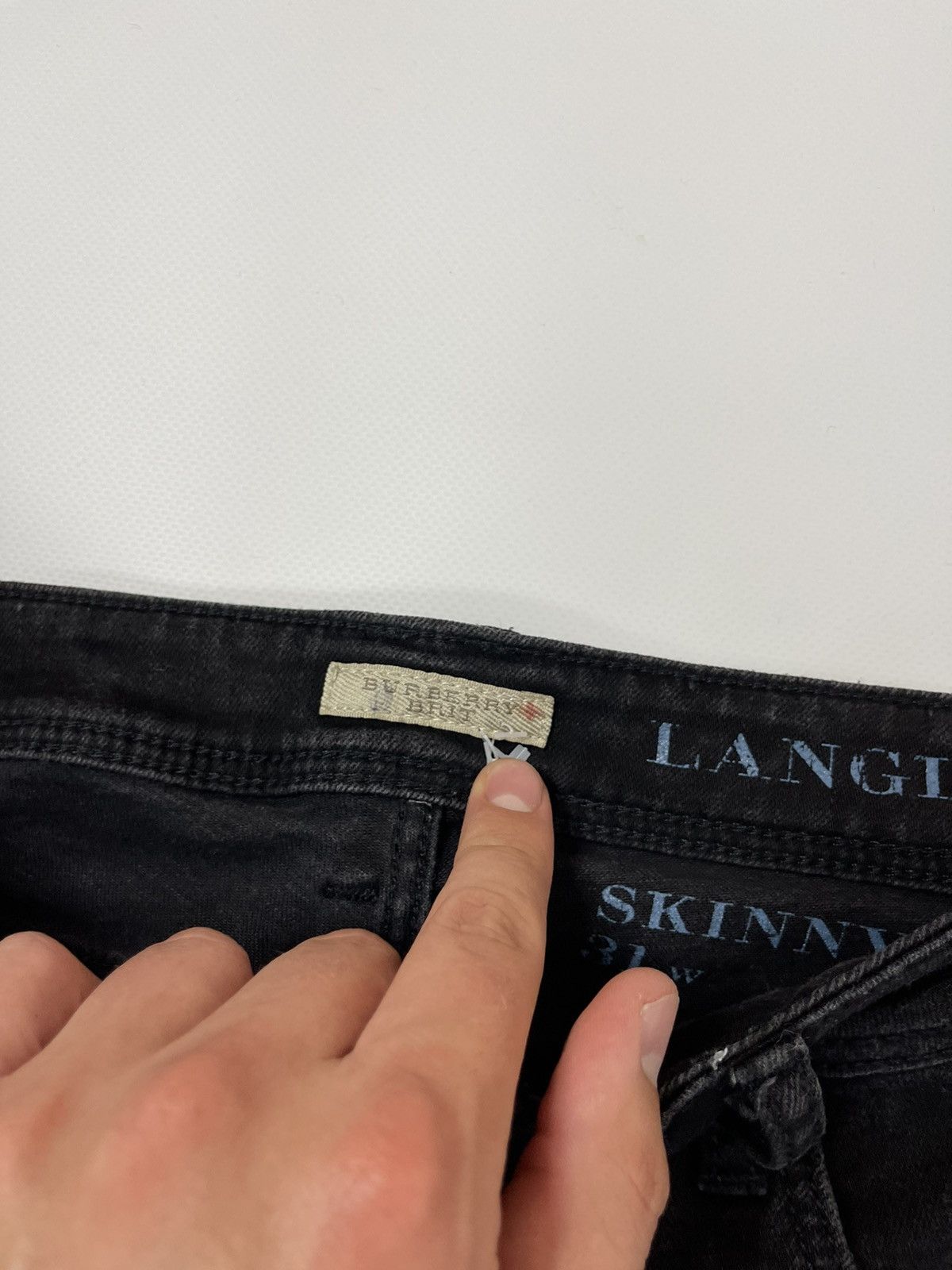 Burberry Burberry Brit Langley Skinny ankle 31w womens jeans pants Size 31" - 7 Thumbnail