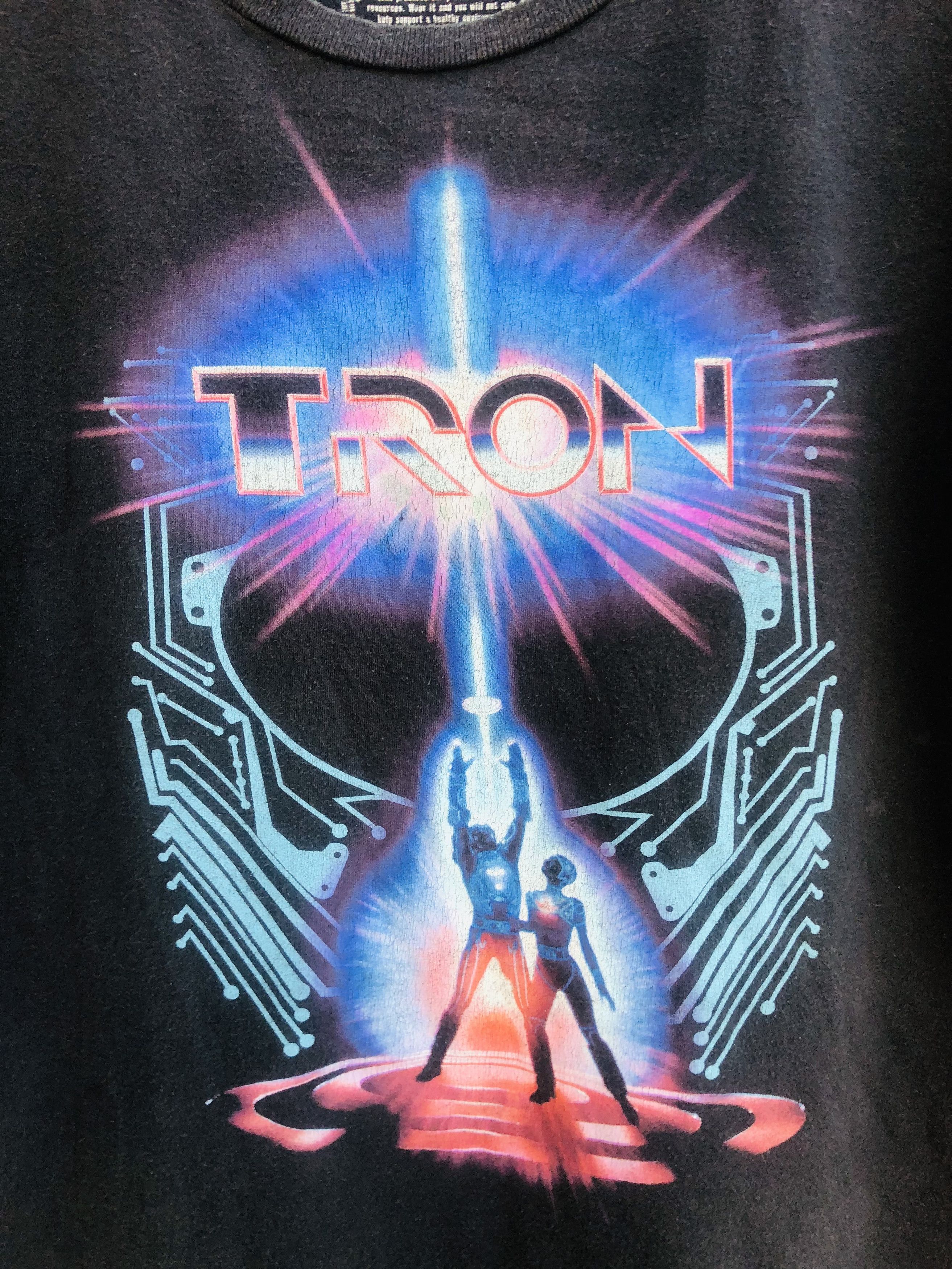 Vintage Vintage Tron Famous Movie Action Designed Fashion Style Size US M / EU 48-50 / 2 - 3 Thumbnail