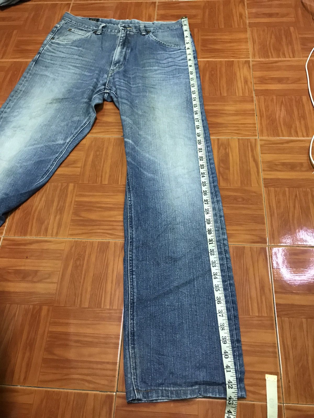 Lee Vintage Lee Jeans Light Blue Wash Lee Denim Pants Size US 33 - 11 Thumbnail