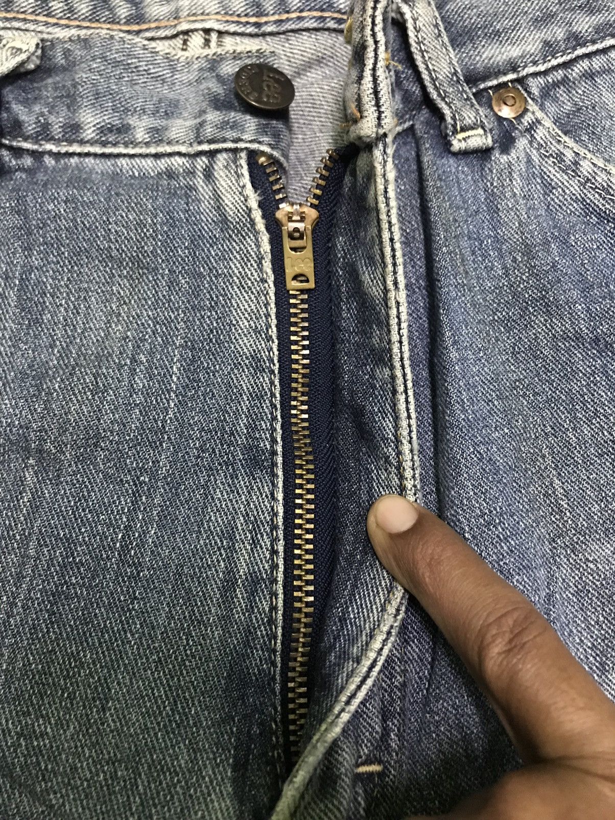 Lee Vintage Lee Jeans Light Blue Wash Lee Denim Pants Size US 33 - 4 Thumbnail
