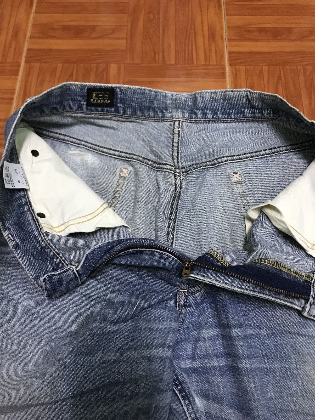 Lee Vintage Lee Jeans Light Blue Wash Lee Denim Pants Size US 33 - 6 Thumbnail