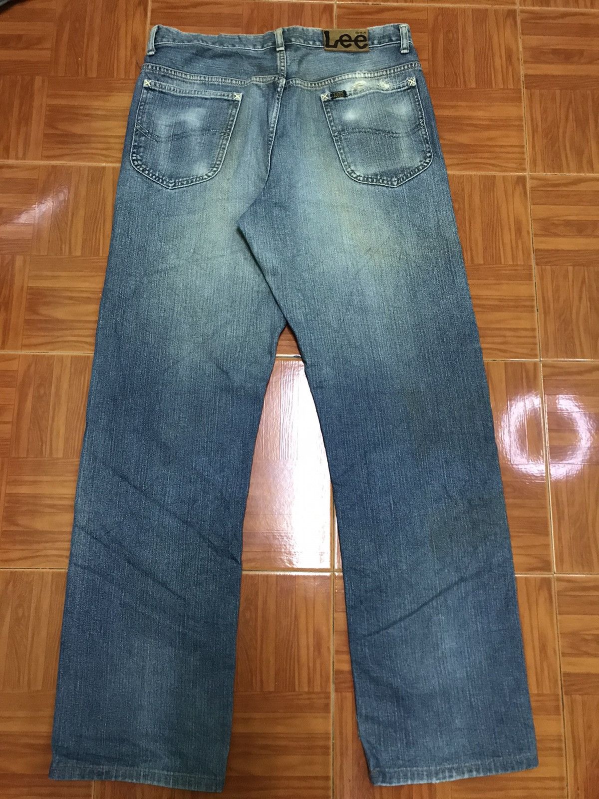 Lee Vintage Lee Jeans Light Blue Wash Lee Denim Pants Size US 33 - 2 Thumbnail