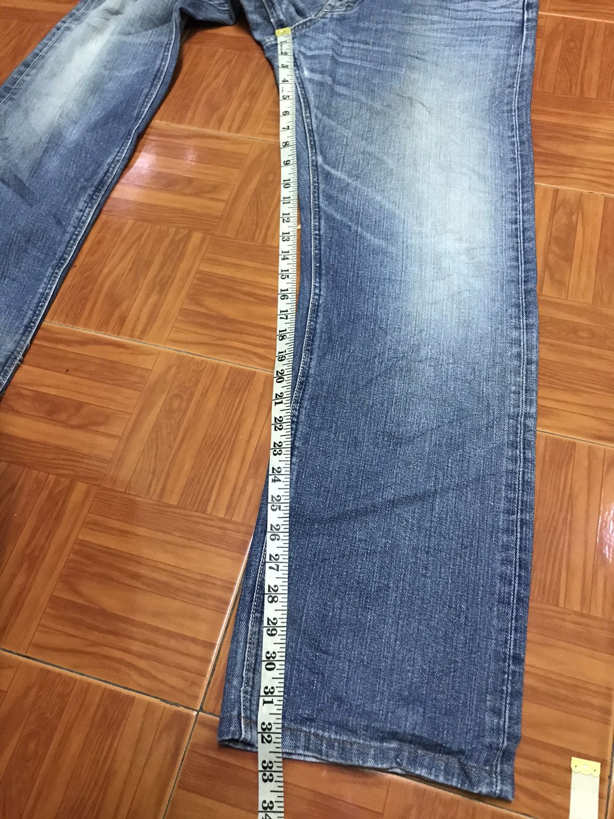 Lee Vintage Lee Jeans Light Blue Wash Lee Denim Pants Size US 33 - 12 Thumbnail