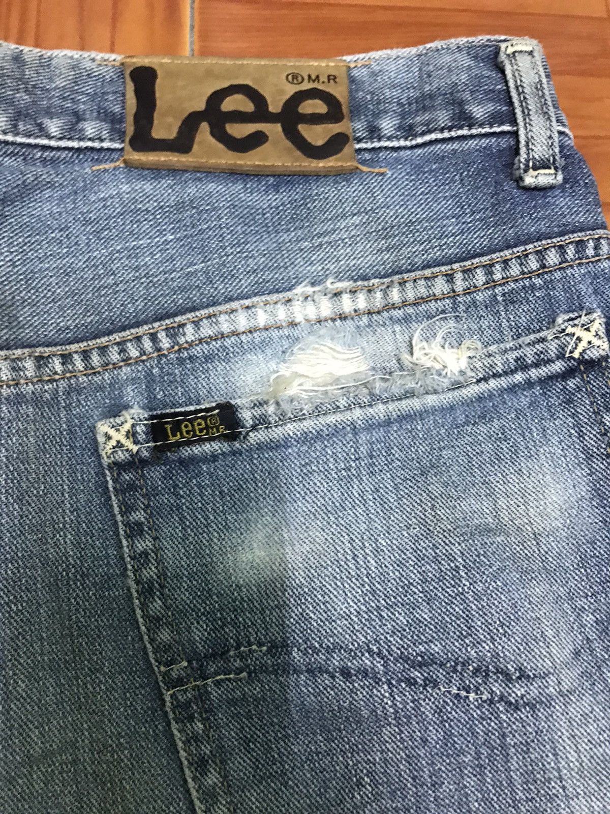 Lee Vintage Lee Jeans Light Blue Wash Lee Denim Pants Size US 33 - 3 Thumbnail