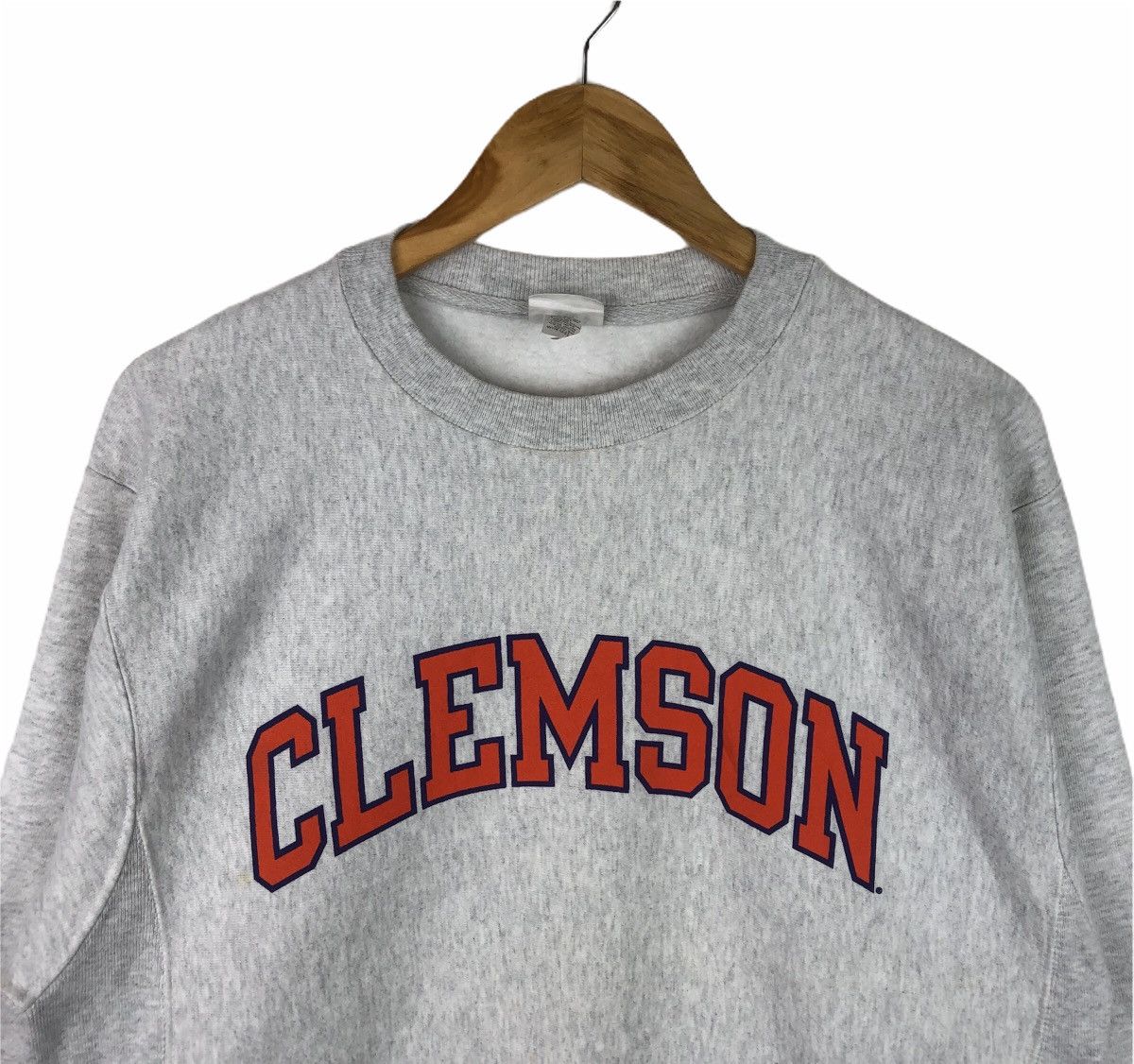 Champion × Vintage Vintage CLEMSON Champion Reverse Weave Crewneck Size US M / EU 48-50 / 2 - 2 Thumbnail