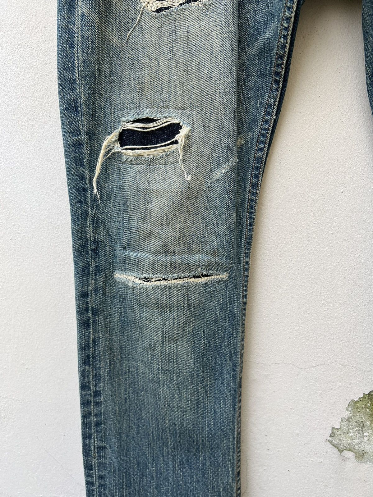 Fadeless Fadeless Japan Ripped Distressed Denim Jeans Size US 30 / EU 46 - 5 Thumbnail