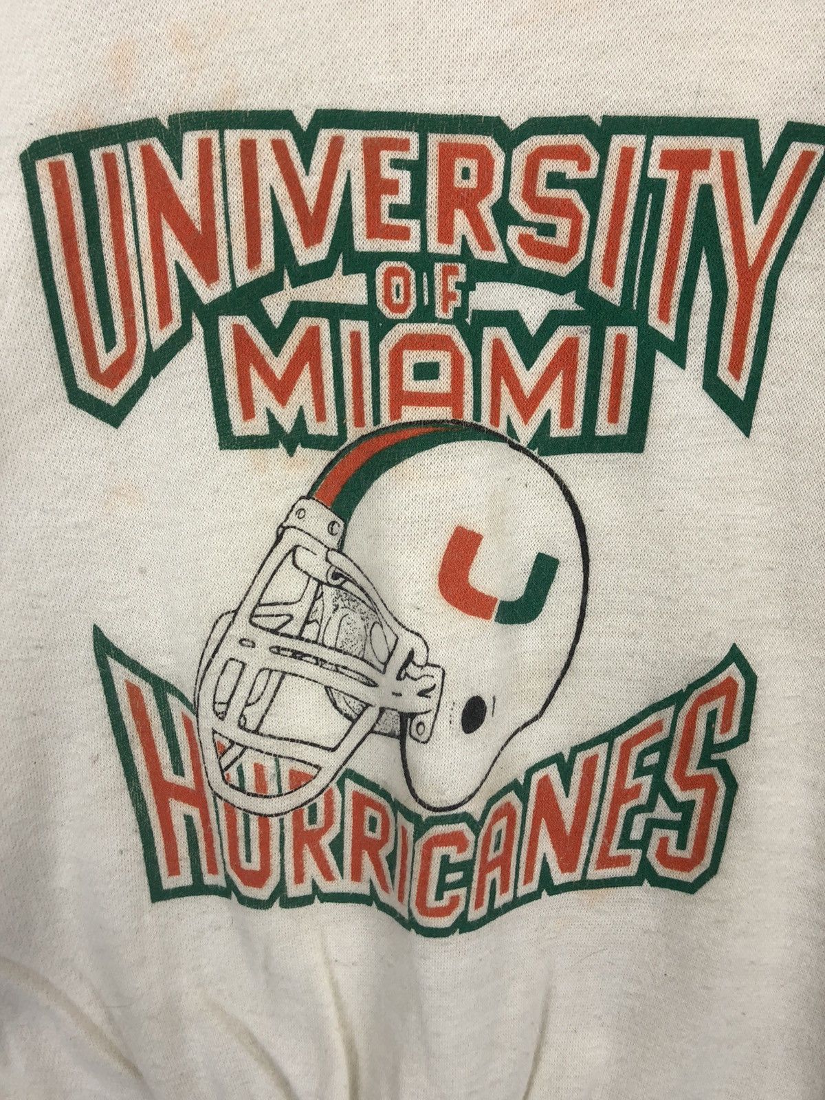 Vintage Vintage University Of Miami Hurricanes Crewneck Size US M / EU 48-50 / 2 - 3 Thumbnail