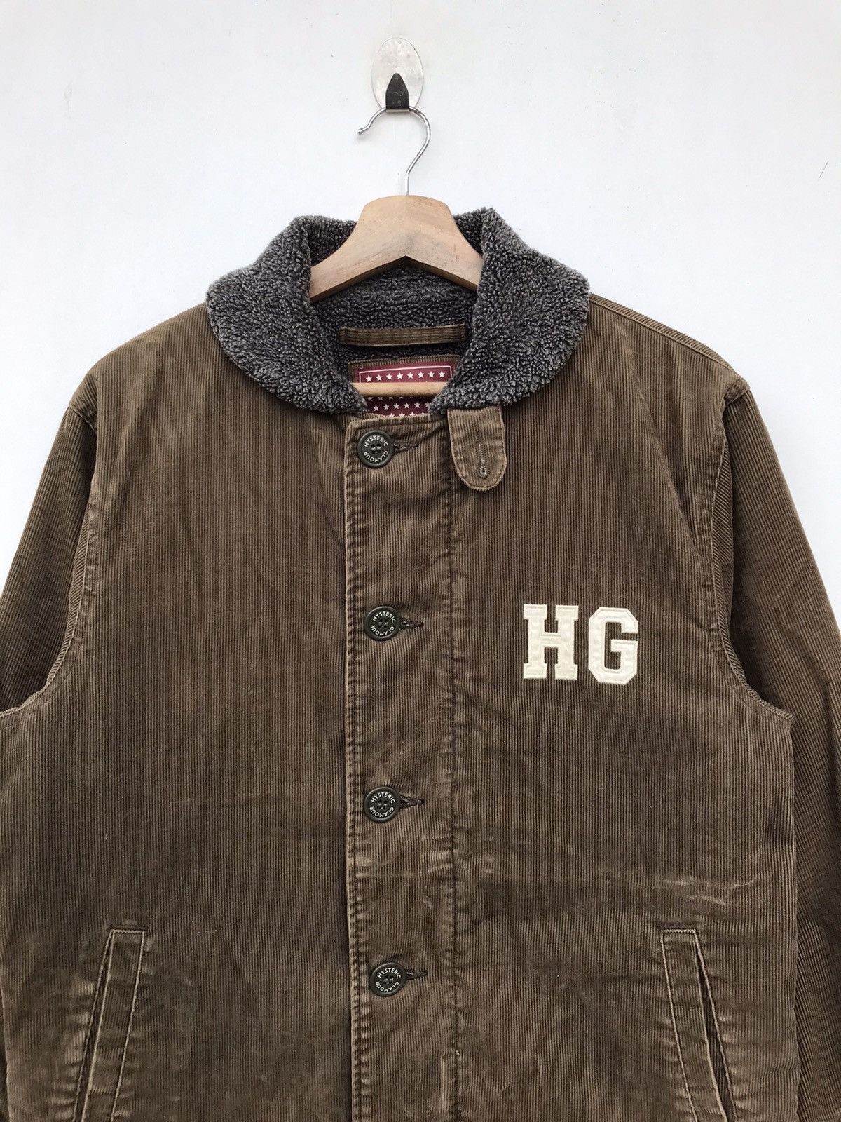 Hysteric Glamour Vintage HG Team Hysteric U.S. Sherpa Lined N-1 Deck Jacket Size US M / EU 48-50 / 2 - 10 Thumbnail