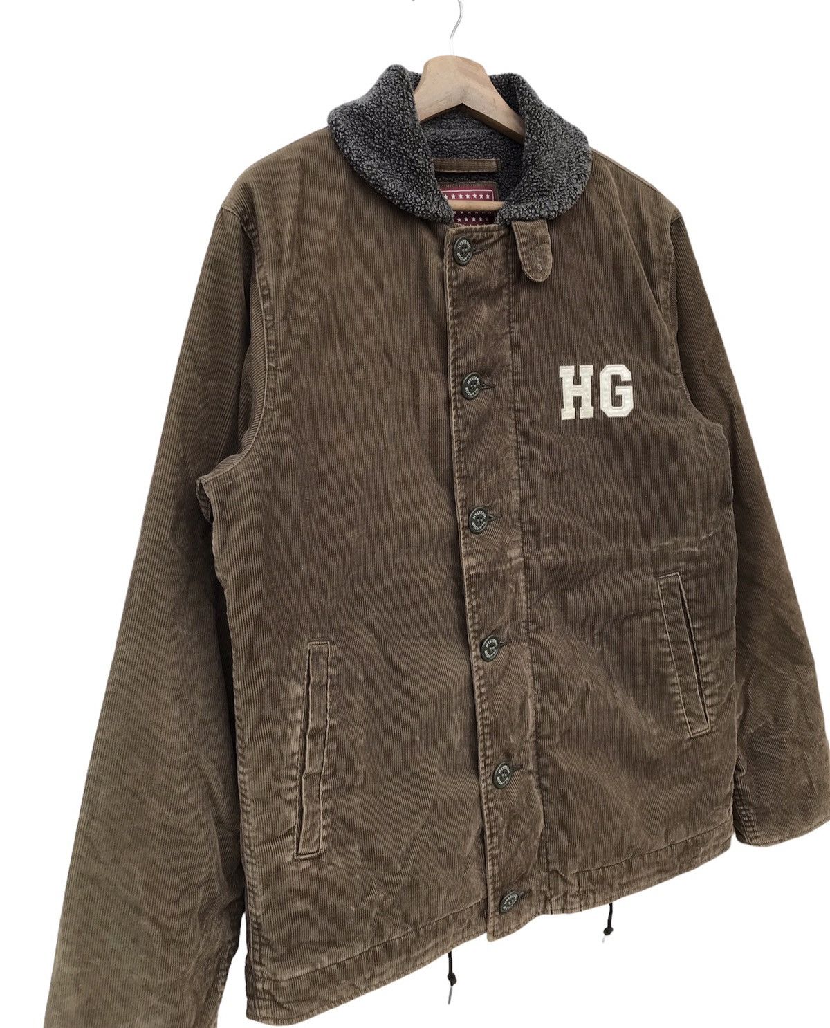 Hysteric Glamour Vintage HG Team Hysteric U.S. Sherpa Lined N-1 Deck Jacket Size US M / EU 48-50 / 2 - 7 Thumbnail