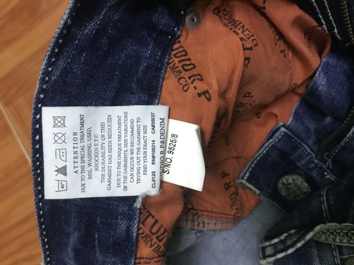 Japanese Brand STUDIO R.P & DENIM RARE ITEMS Size US 31 - 15 Thumbnail