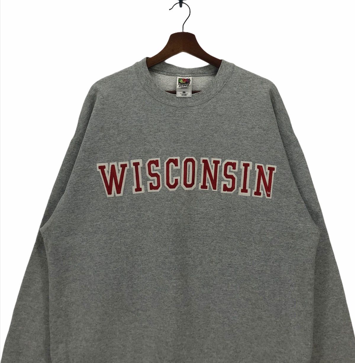 Vintage Vintage Wisconsin Crewneck Size US XL / EU 56 / 4 - 3 Thumbnail