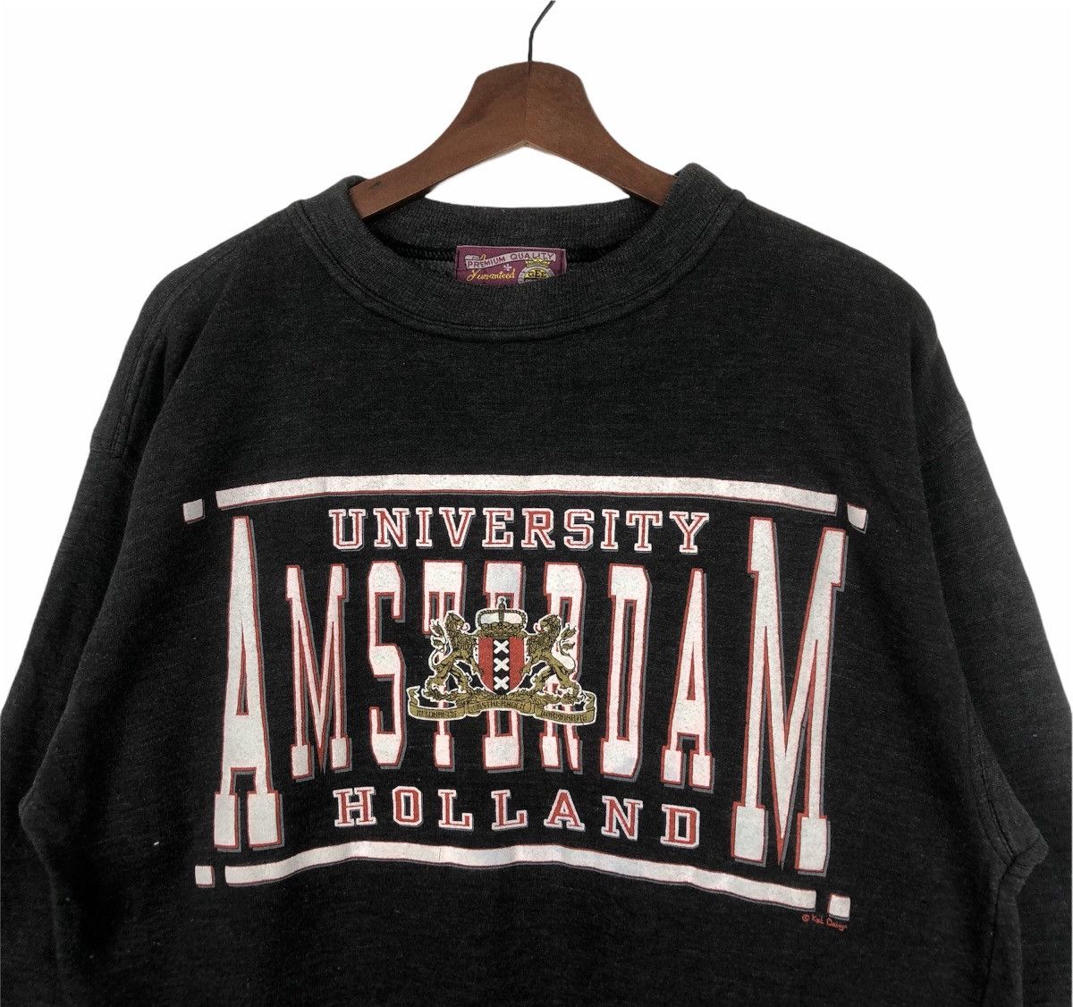Other Vintage University Amsterdam Holland Crewneck Size US L / EU 52-54 / 3 - 3 Thumbnail
