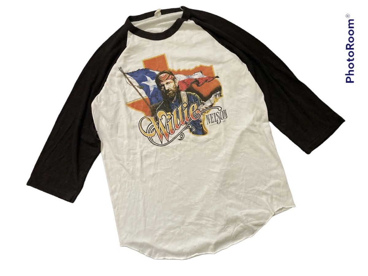 Vintage T-shirt Willie Nelson 80s