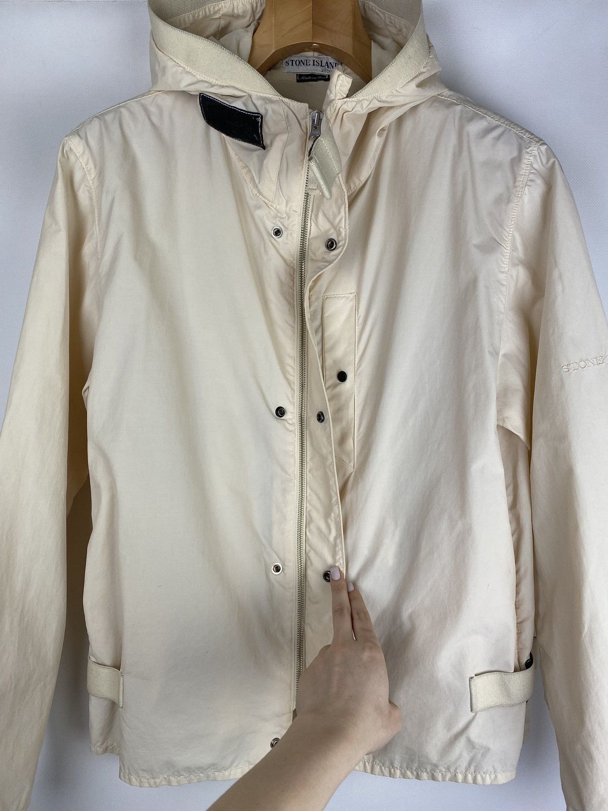 Stone Island Rare VTG Stone island hooded windbreaker jacket coll. 34 Size US M / EU 48-50 / 2 - 13 Thumbnail
