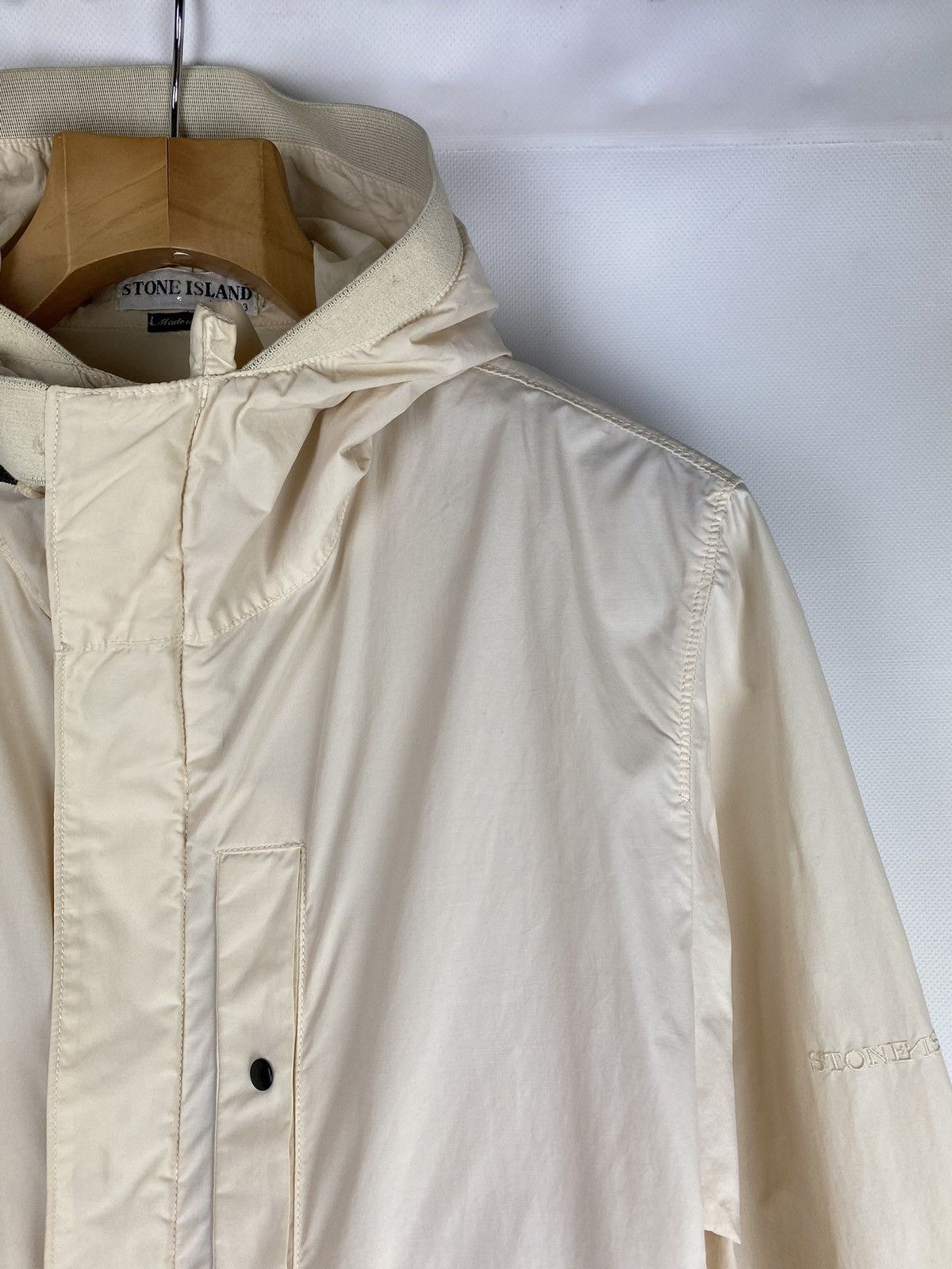 Stone Island Rare VTG Stone island hooded windbreaker jacket coll. 34 Size US M / EU 48-50 / 2 - 5 Thumbnail