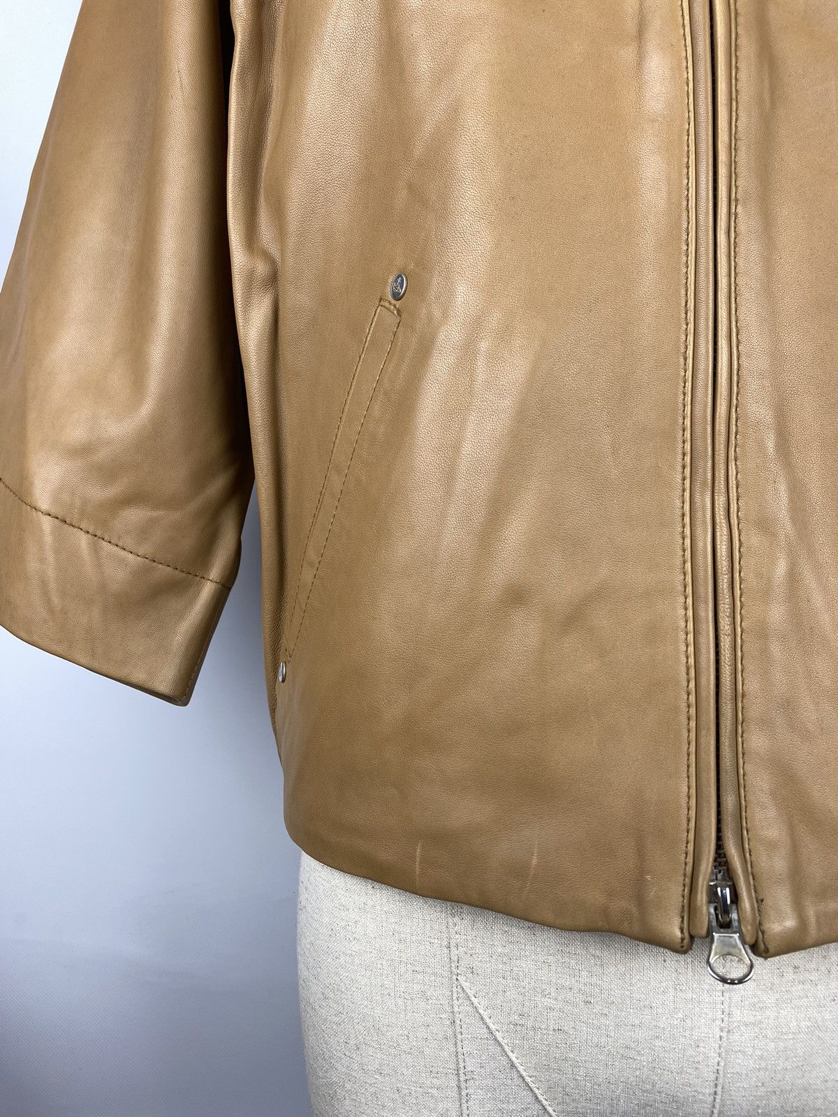 Vivienne Westwood BNWT Vivienne Westwood Red Label lamb leather cropped jacket Size M / US 6-8 / IT 42-44 - 11 Thumbnail