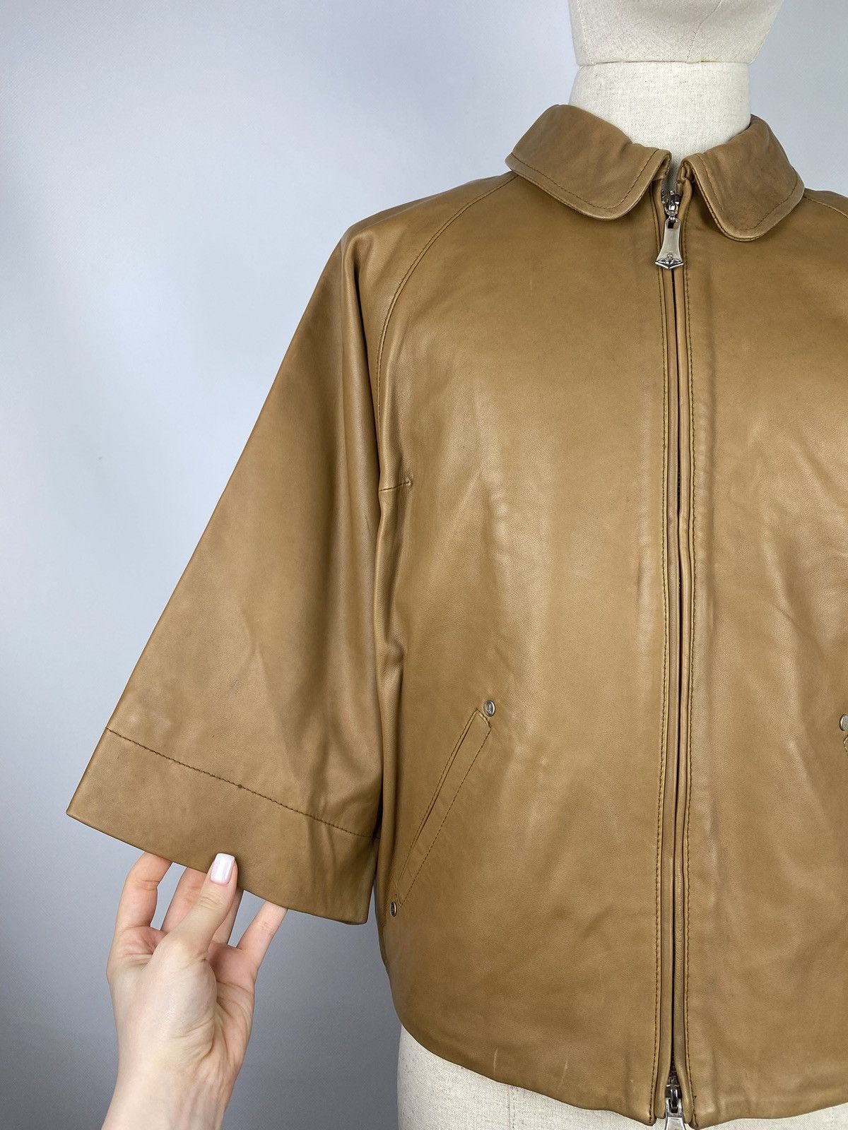 Vivienne Westwood BNWT Vivienne Westwood Red Label lamb leather cropped jacket Size M / US 6-8 / IT 42-44 - 9 Thumbnail