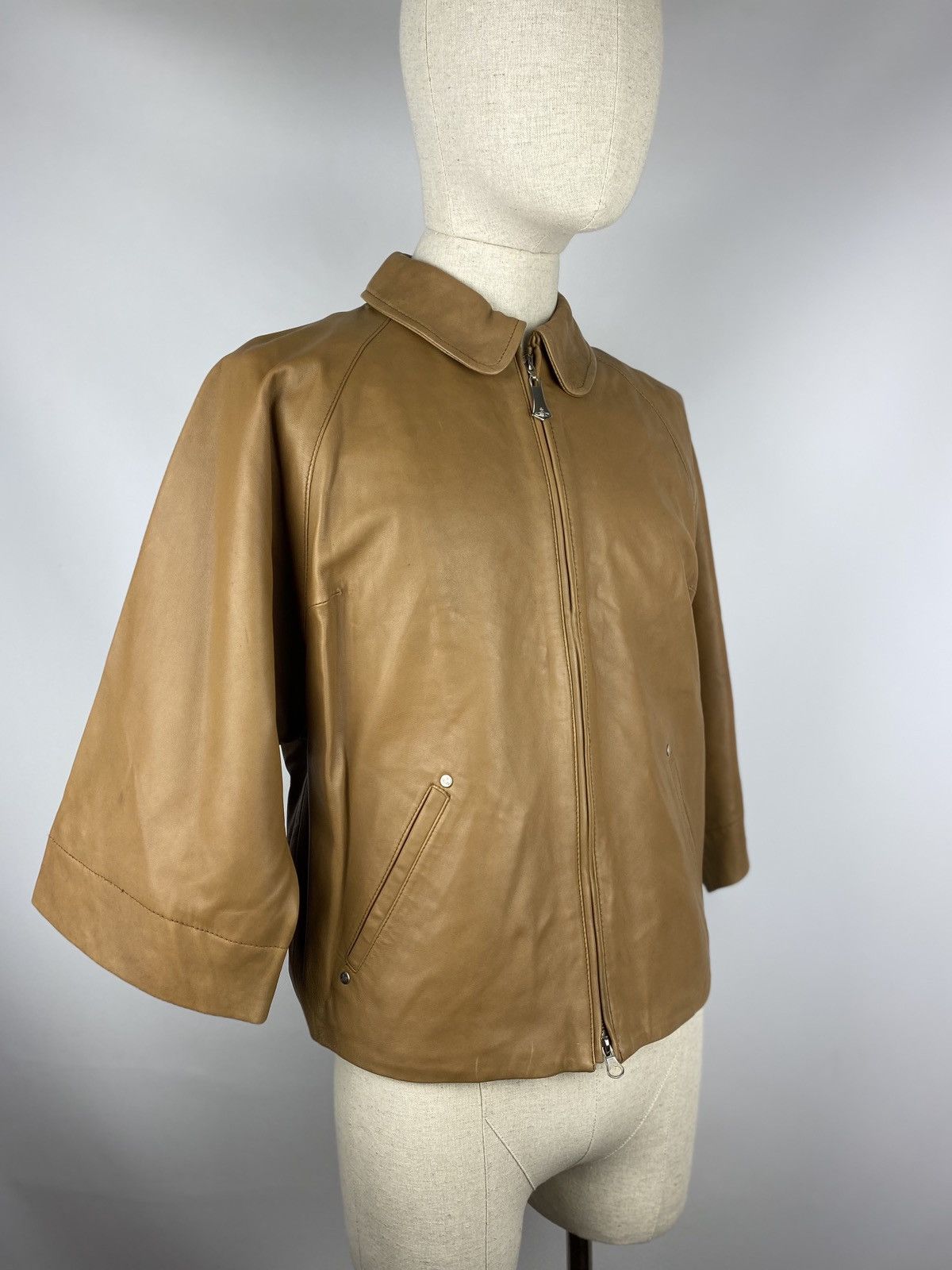 Vivienne Westwood BNWT Vivienne Westwood Red Label lamb leather cropped jacket Size M / US 6-8 / IT 42-44 - 18 Thumbnail